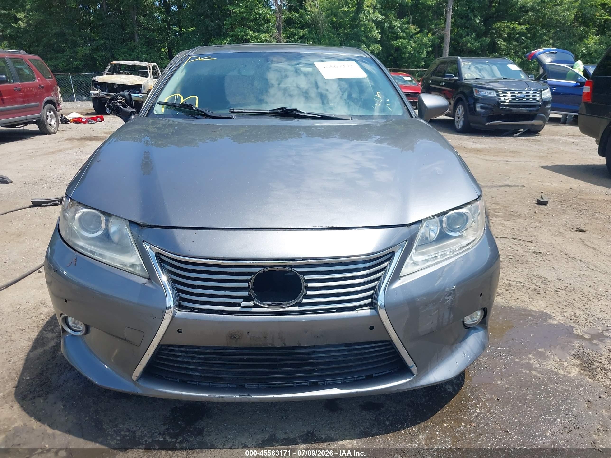 2015 Lexus Es 350   Gray vin: JTHBK1GG0F2195427