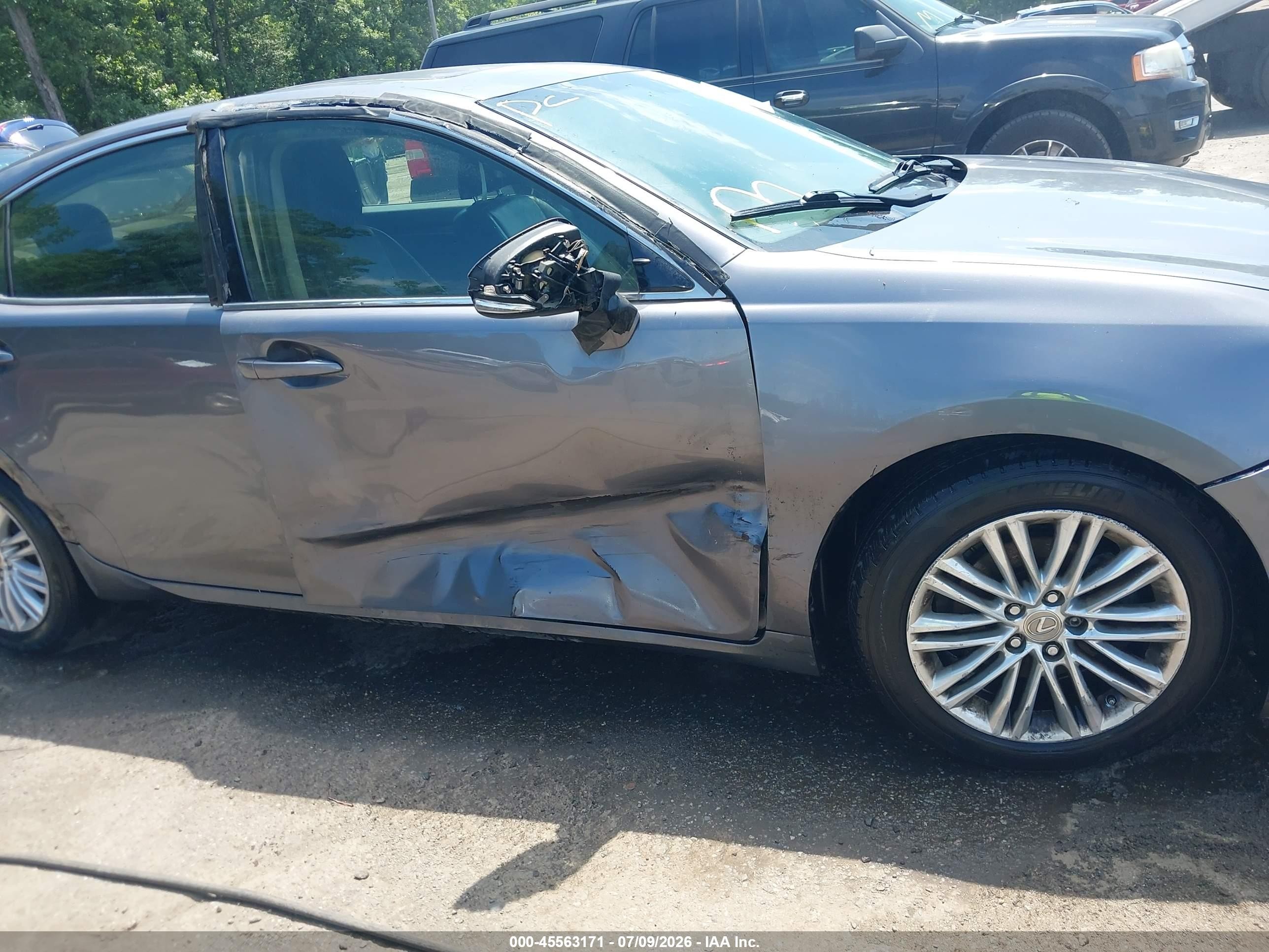2015 Lexus Es 350   Gray vin: JTHBK1GG0F2195427