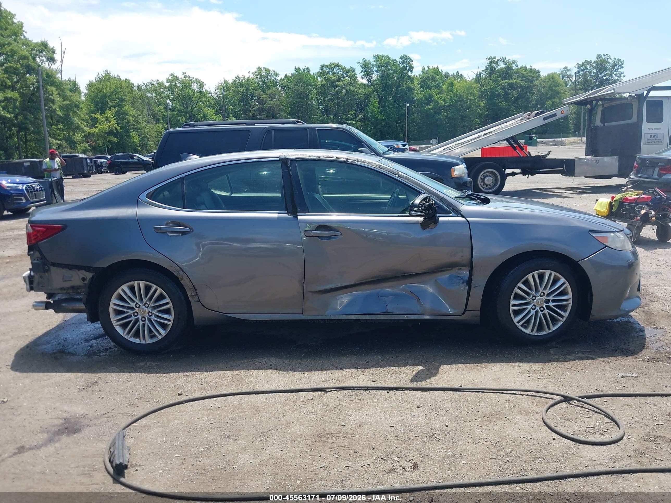 2015 Lexus Es 350   Gray vin: JTHBK1GG0F2195427