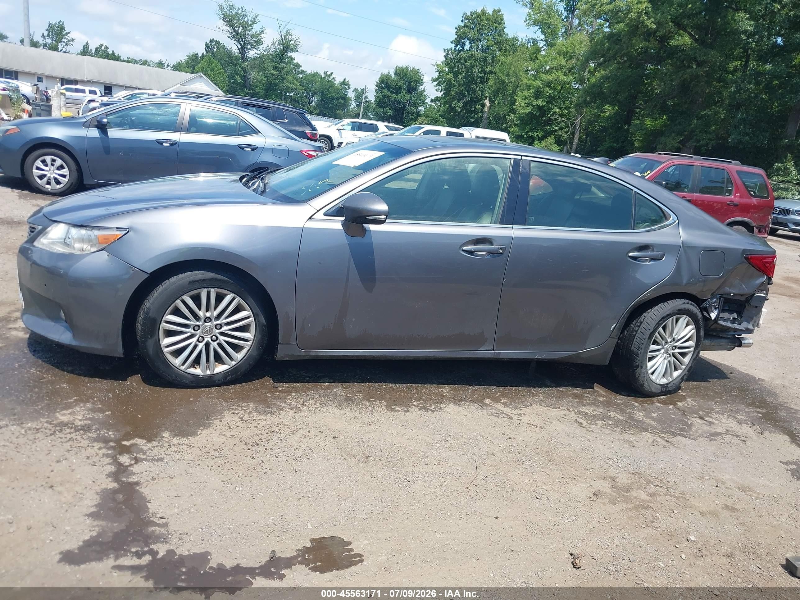 2015 Lexus Es 350   Gray vin: JTHBK1GG0F2195427
