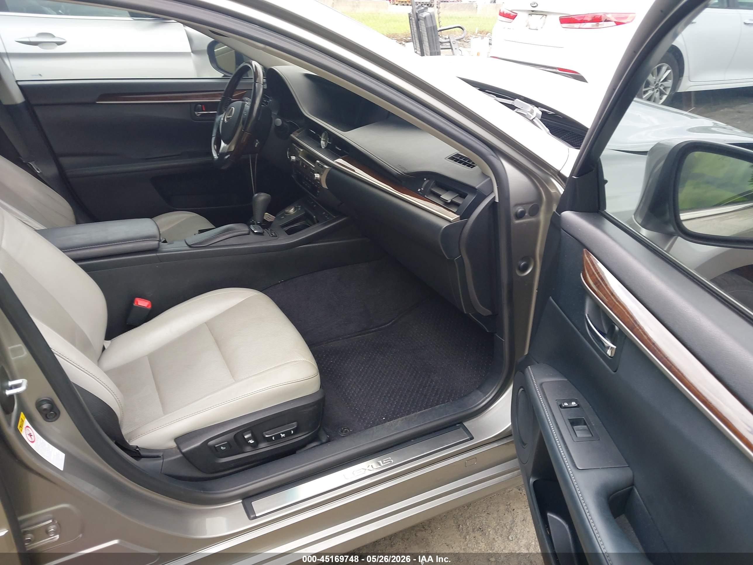 2015 Lexus Es 350 Gray vin: JTHBK1GG0F2201825