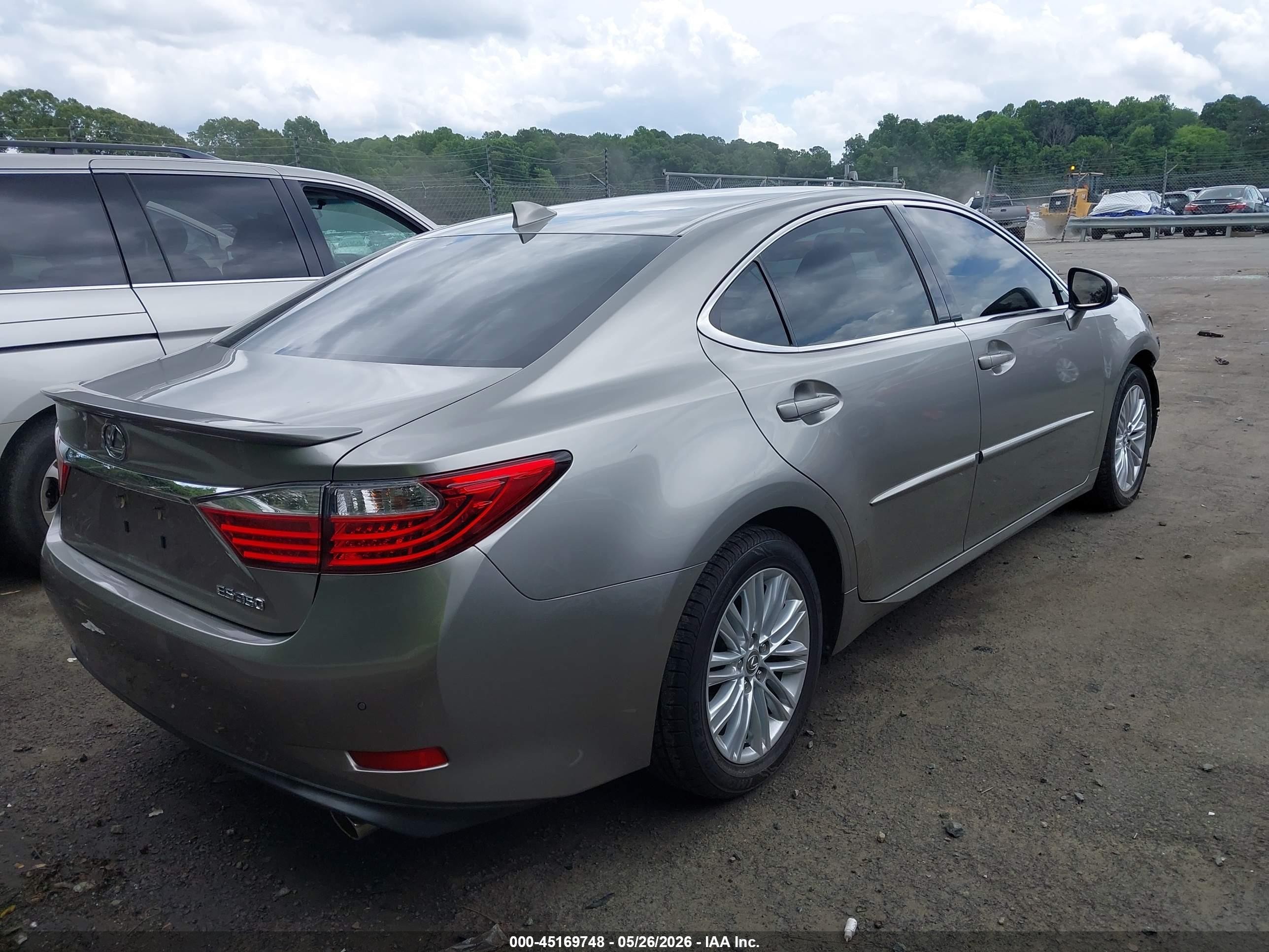 2015 Lexus Es 350 Gray vin: JTHBK1GG0F2201825