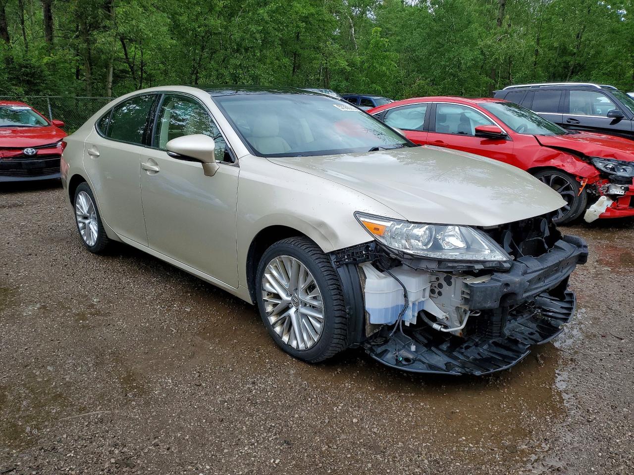 2015 Lexus Es 350 Beige vin: JTHBK1GG0F2201890