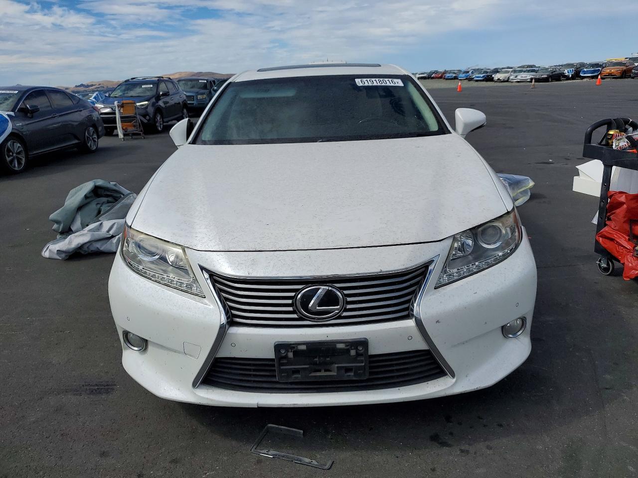 2015 Lexus Es 350 White vin: JTHBK1GG0F2206054