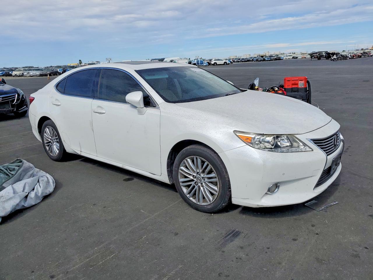 2015 Lexus Es 350 White vin: JTHBK1GG0F2206054