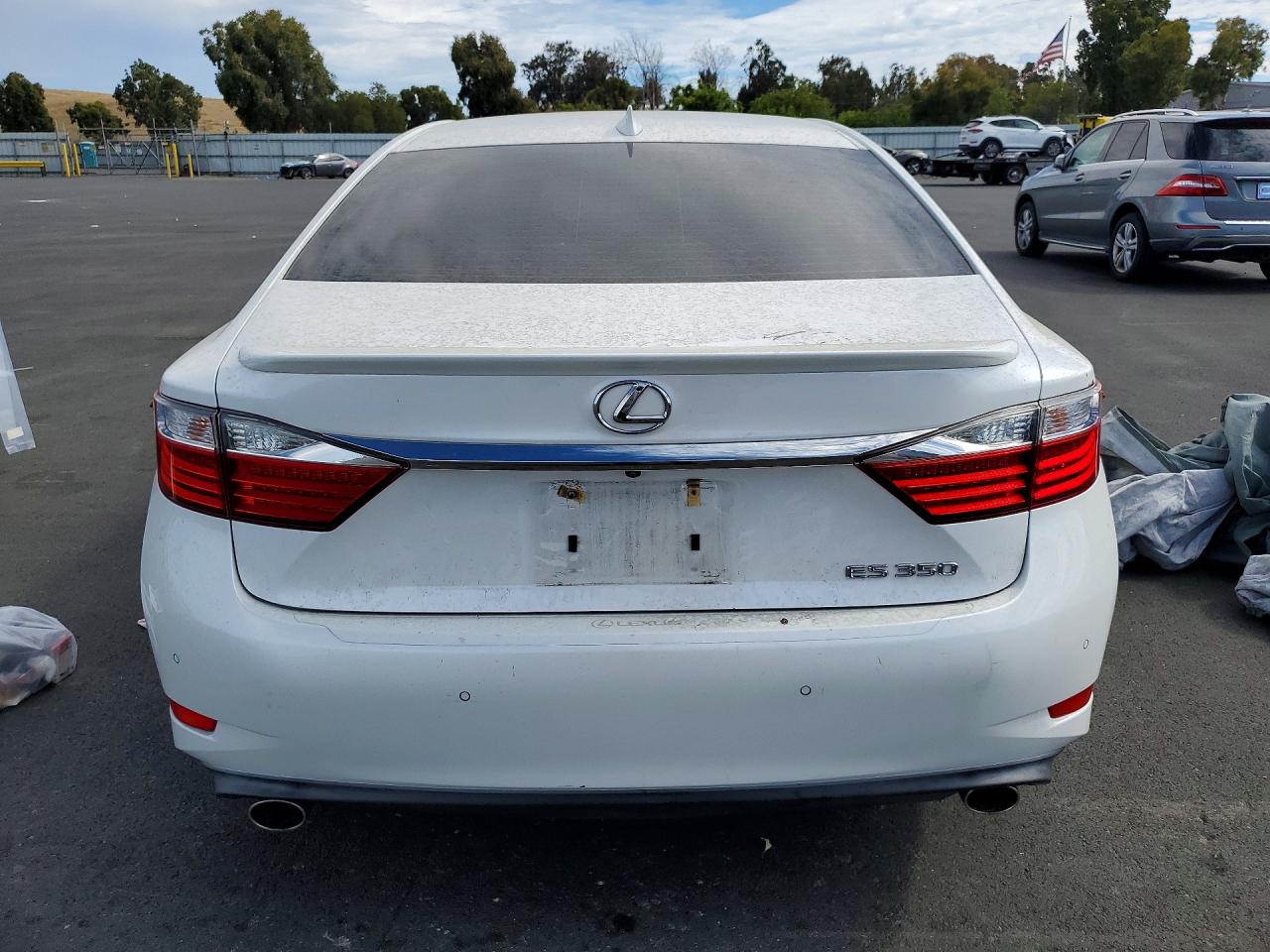 2015 Lexus Es 350 White vin: JTHBK1GG0F2206054