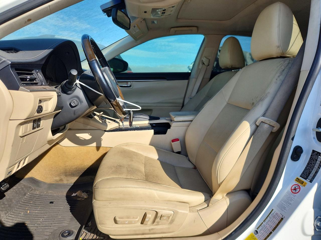 2015 Lexus Es 350 White vin: JTHBK1GG0F2206054