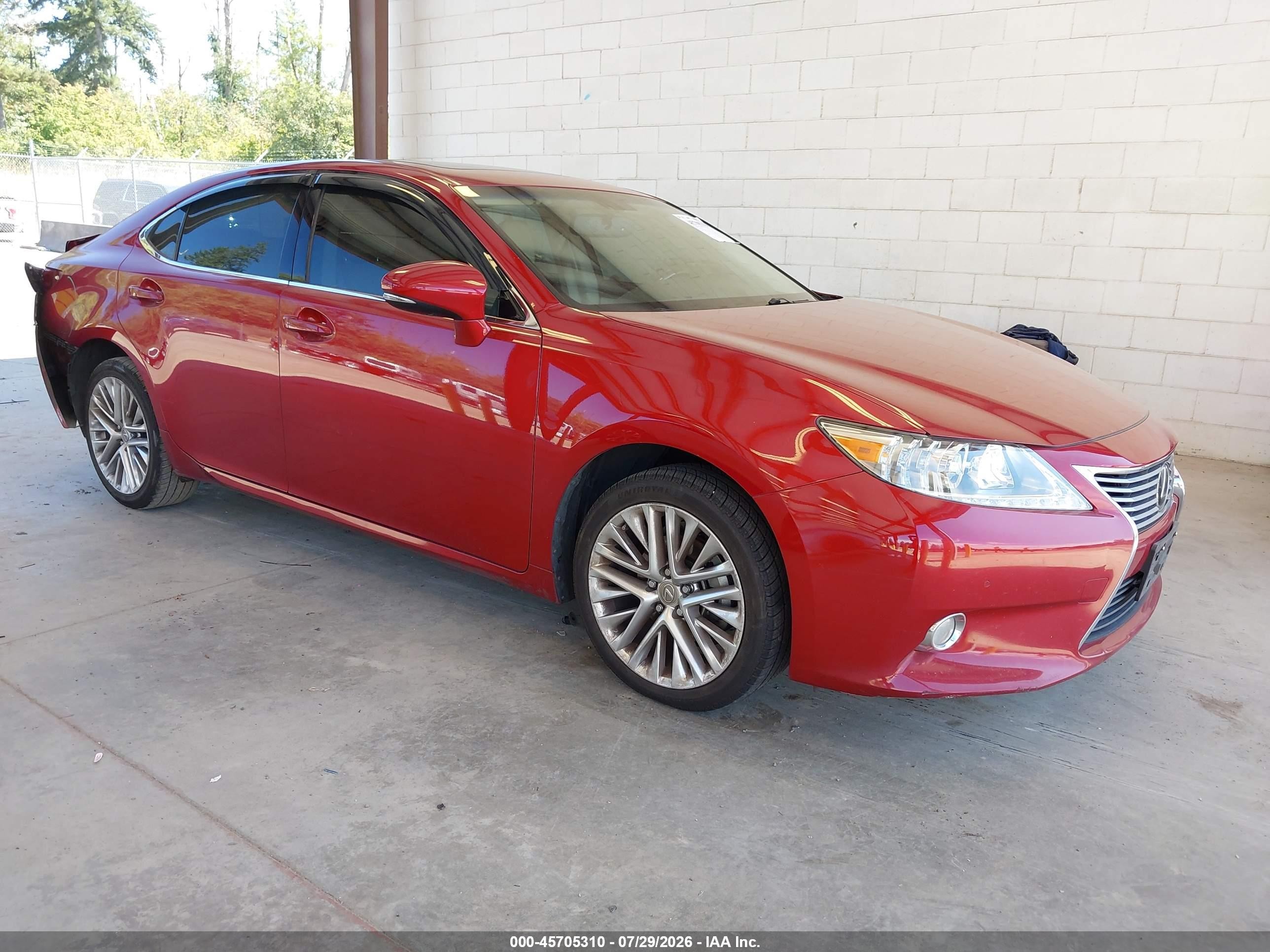 2015 Lexus Es 350   Red vin: JTHBK1GG0F2208581