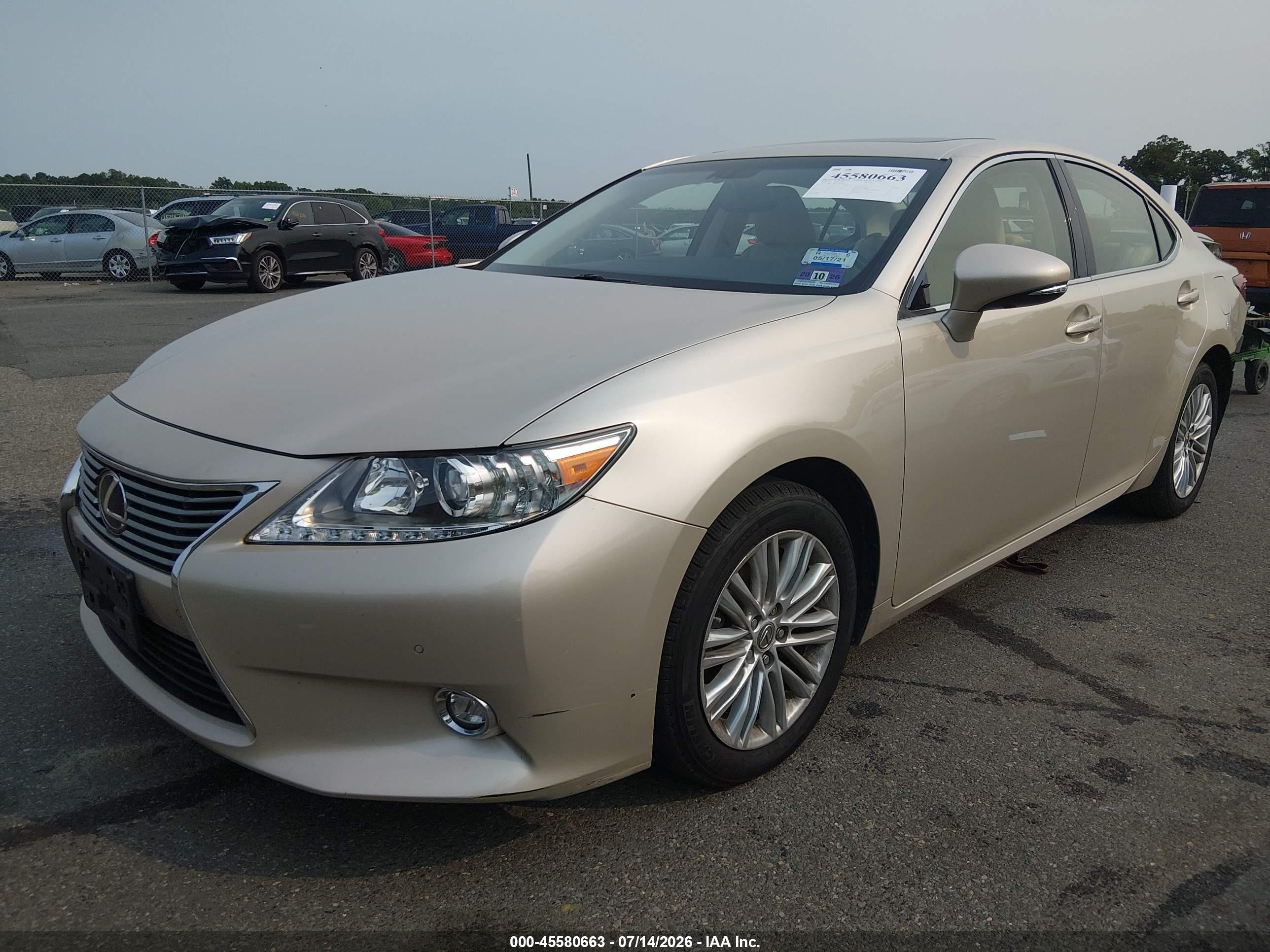 2015 Lexus Es 350   Tan vin: JTHBK1GG0F2209701