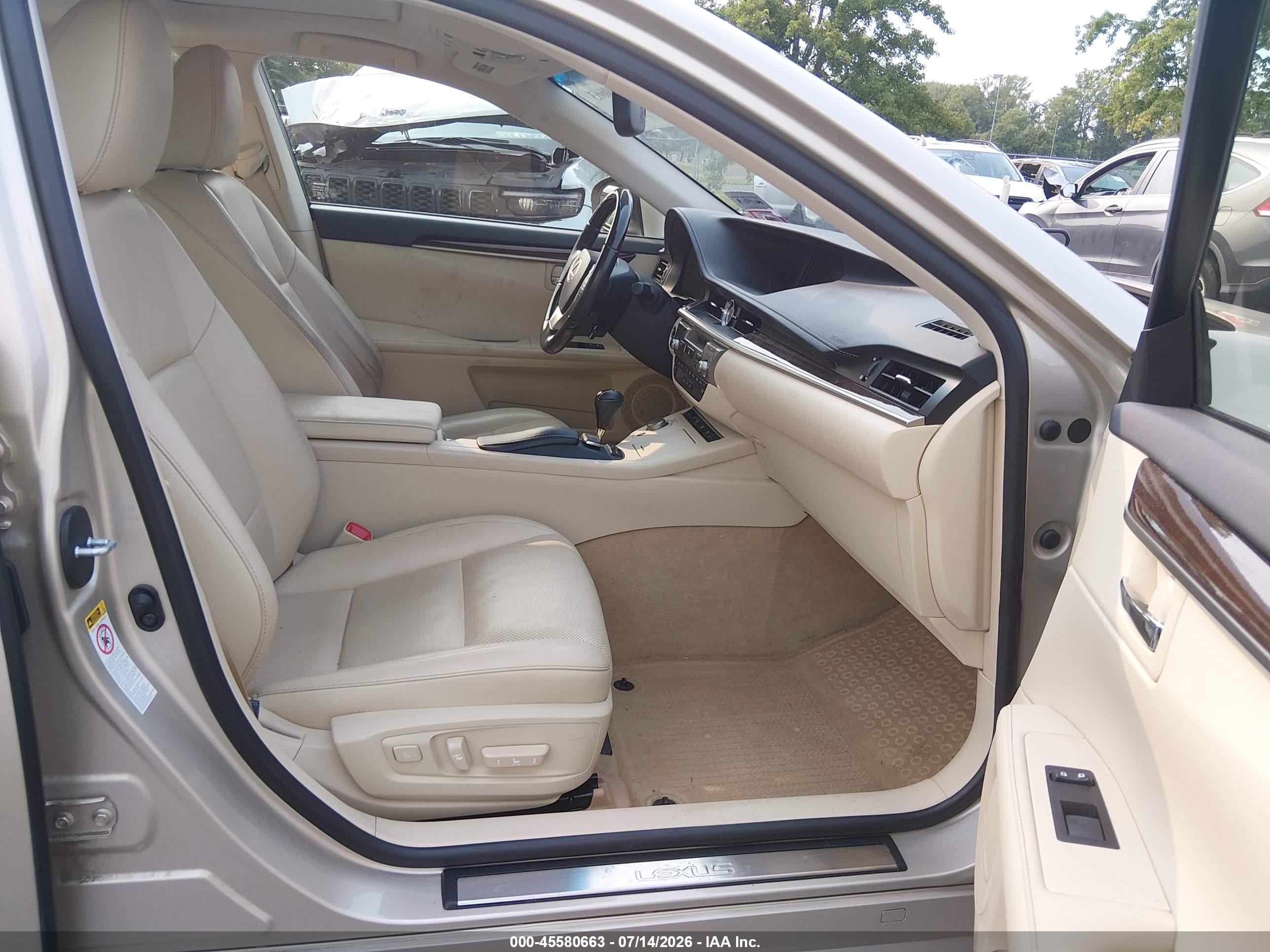 2015 Lexus Es 350   Tan vin: JTHBK1GG0F2209701