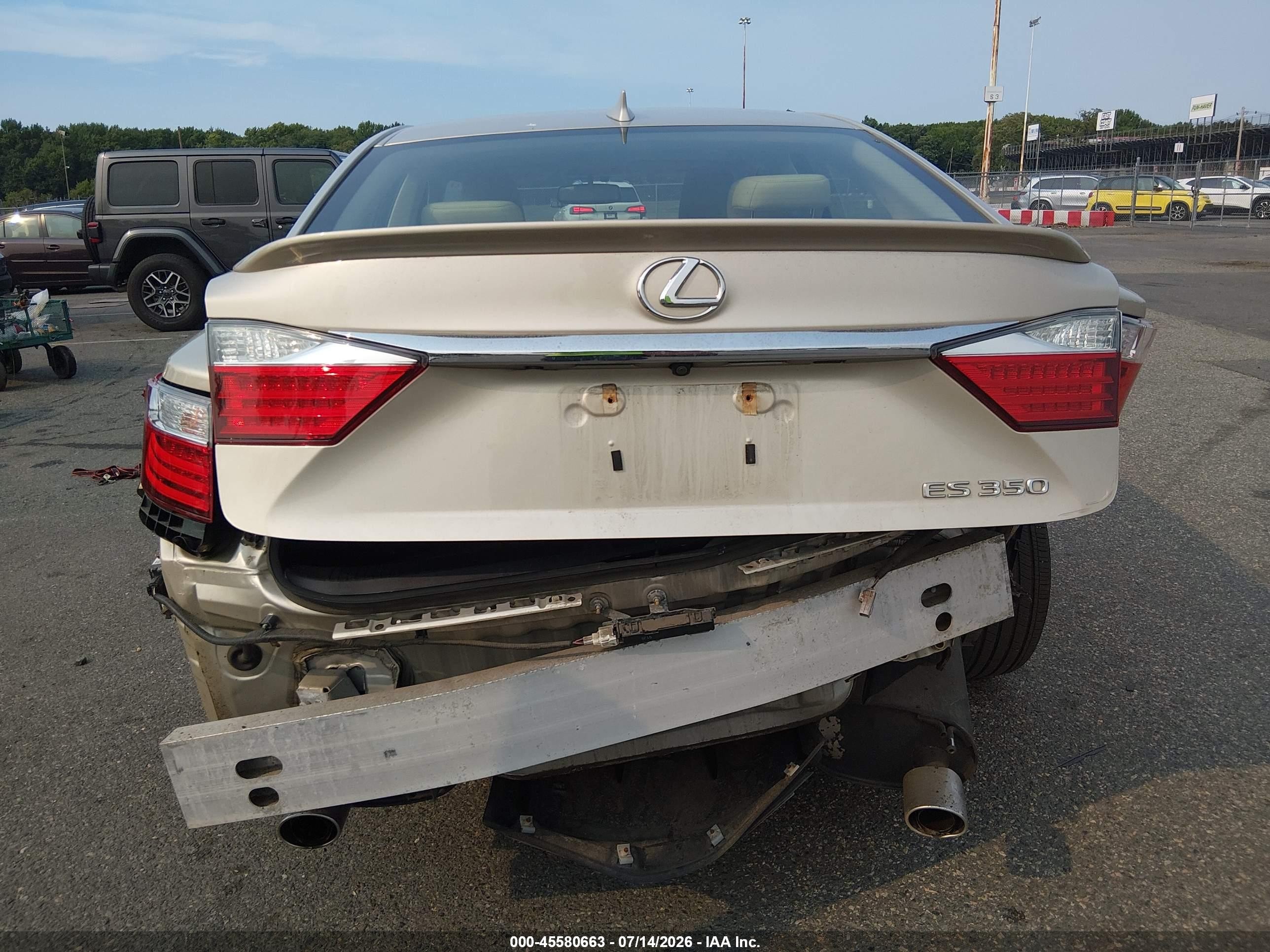 2015 Lexus Es 350   Tan vin: JTHBK1GG0F2209701