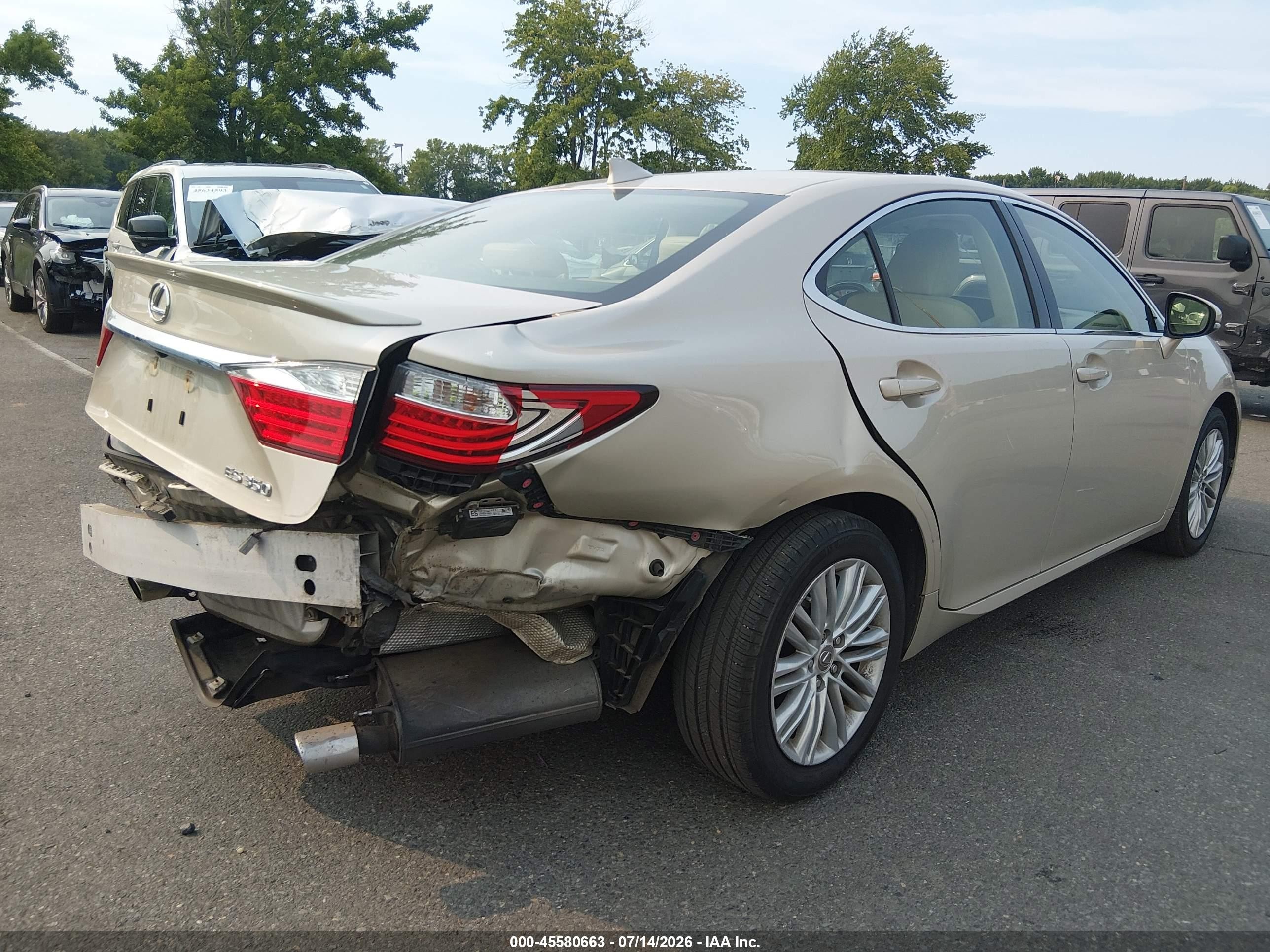 2015 Lexus Es 350   Tan vin: JTHBK1GG0F2209701