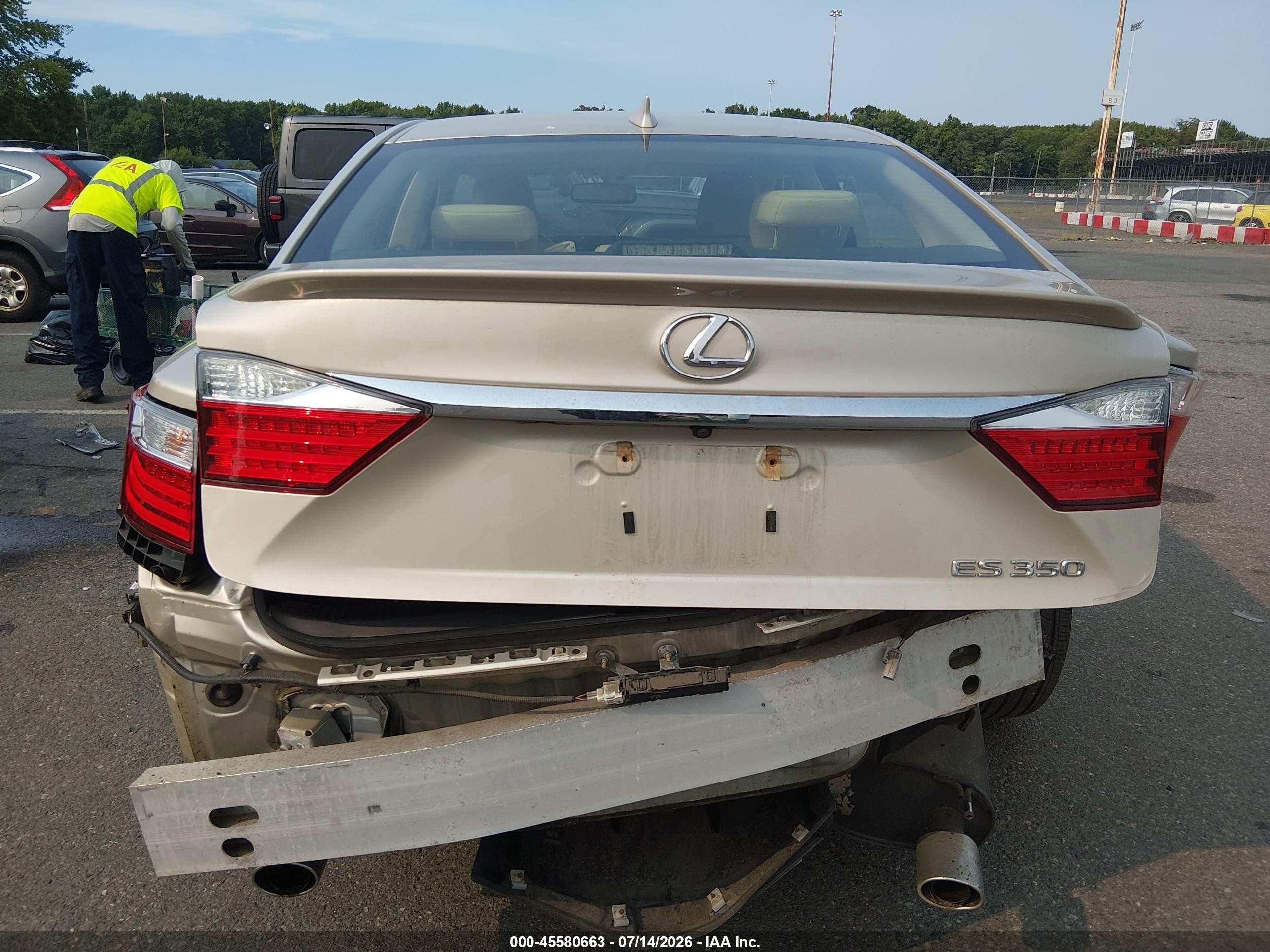 2015 Lexus Es 350   Tan vin: JTHBK1GG0F2209701