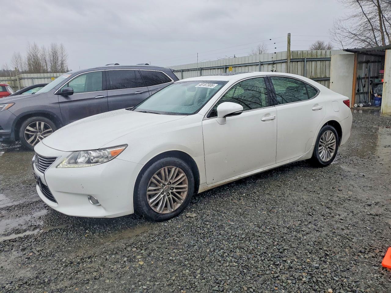 2013 Lexus Es 350 Base White vin: JTHBK1GG1D2004966