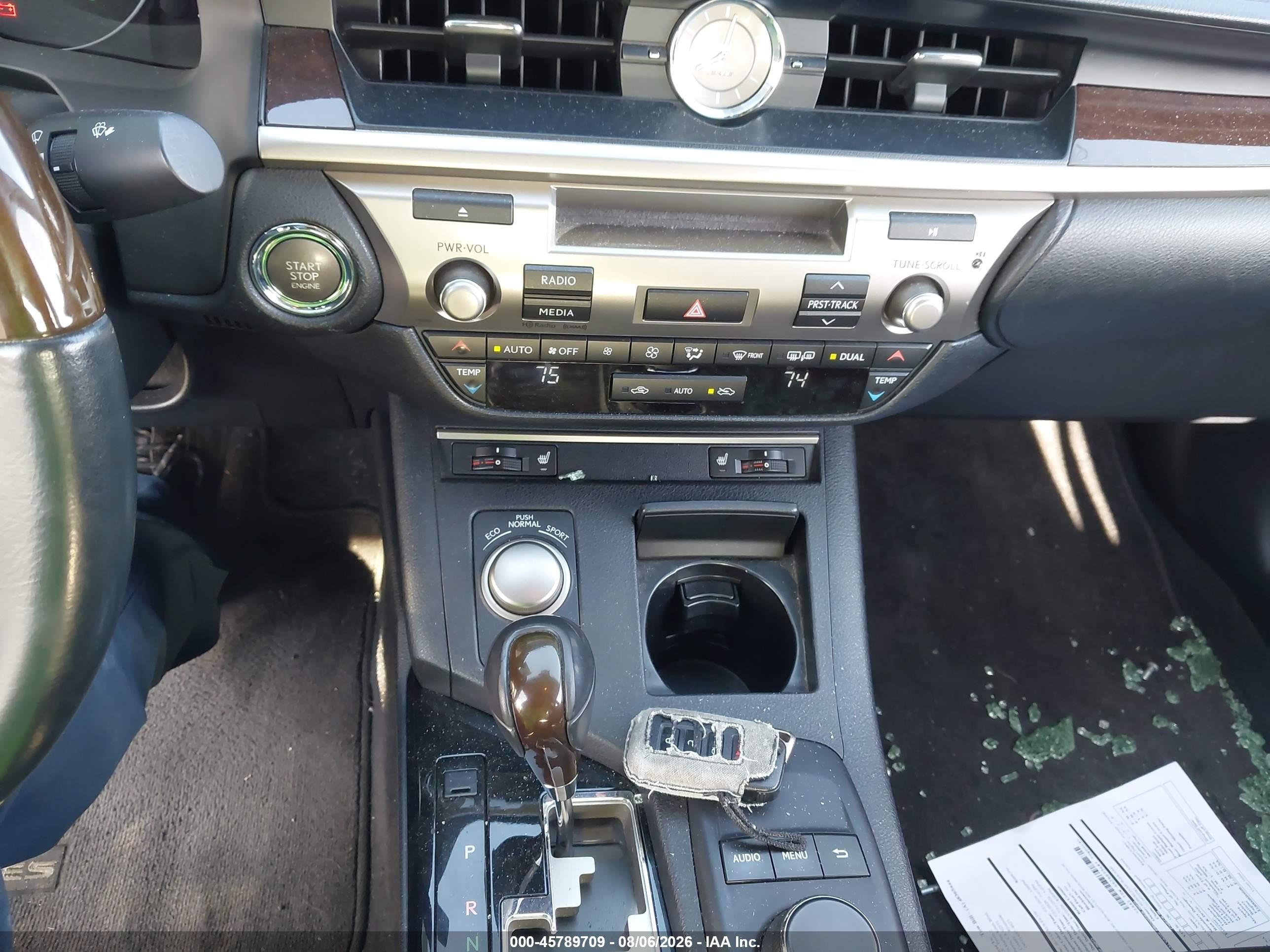 2013 Lexus Es 350   Gray vin: JTHBK1GG1D2018284