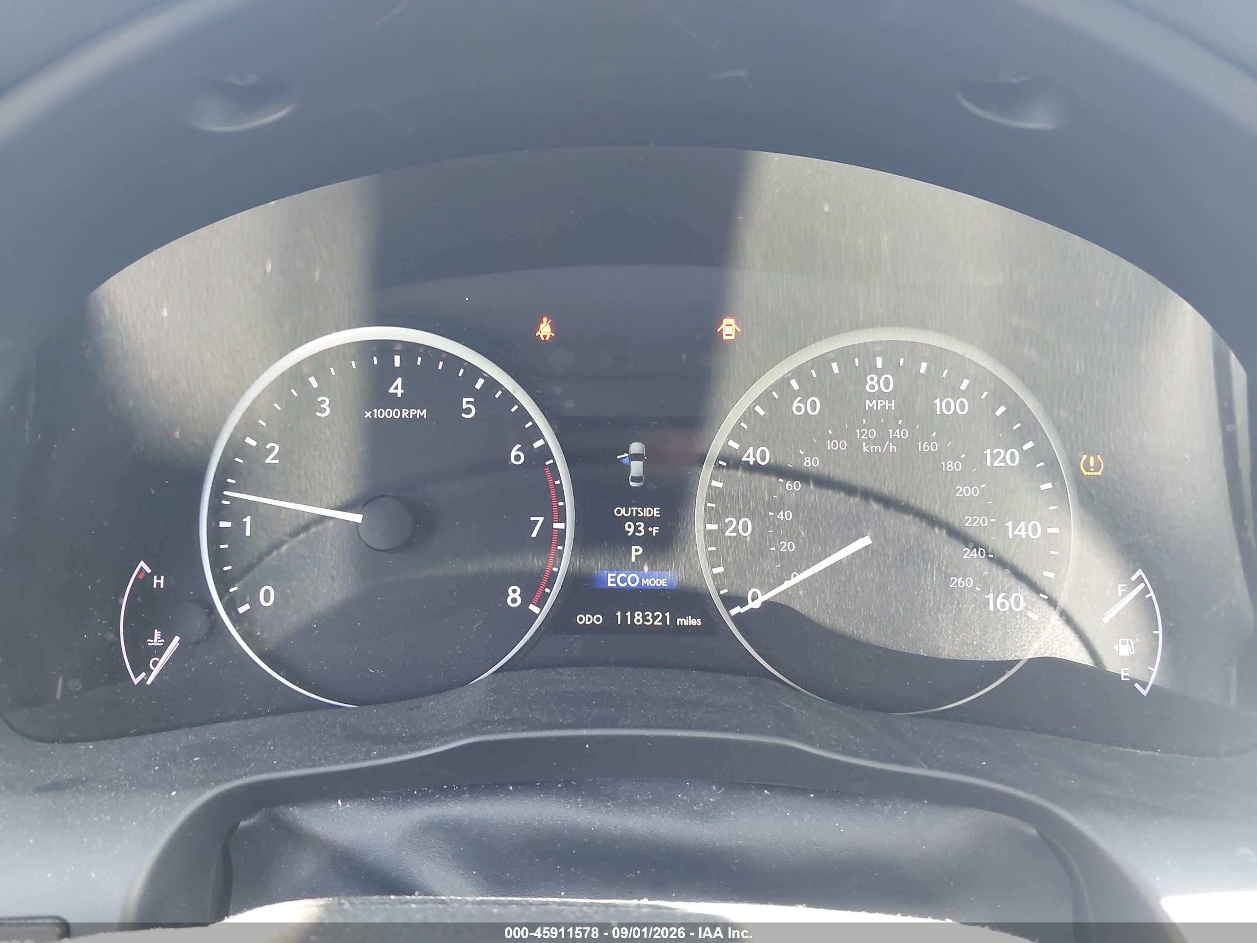 2013 Lexus Es 350   White vin: JTHBK1GG1D2038230