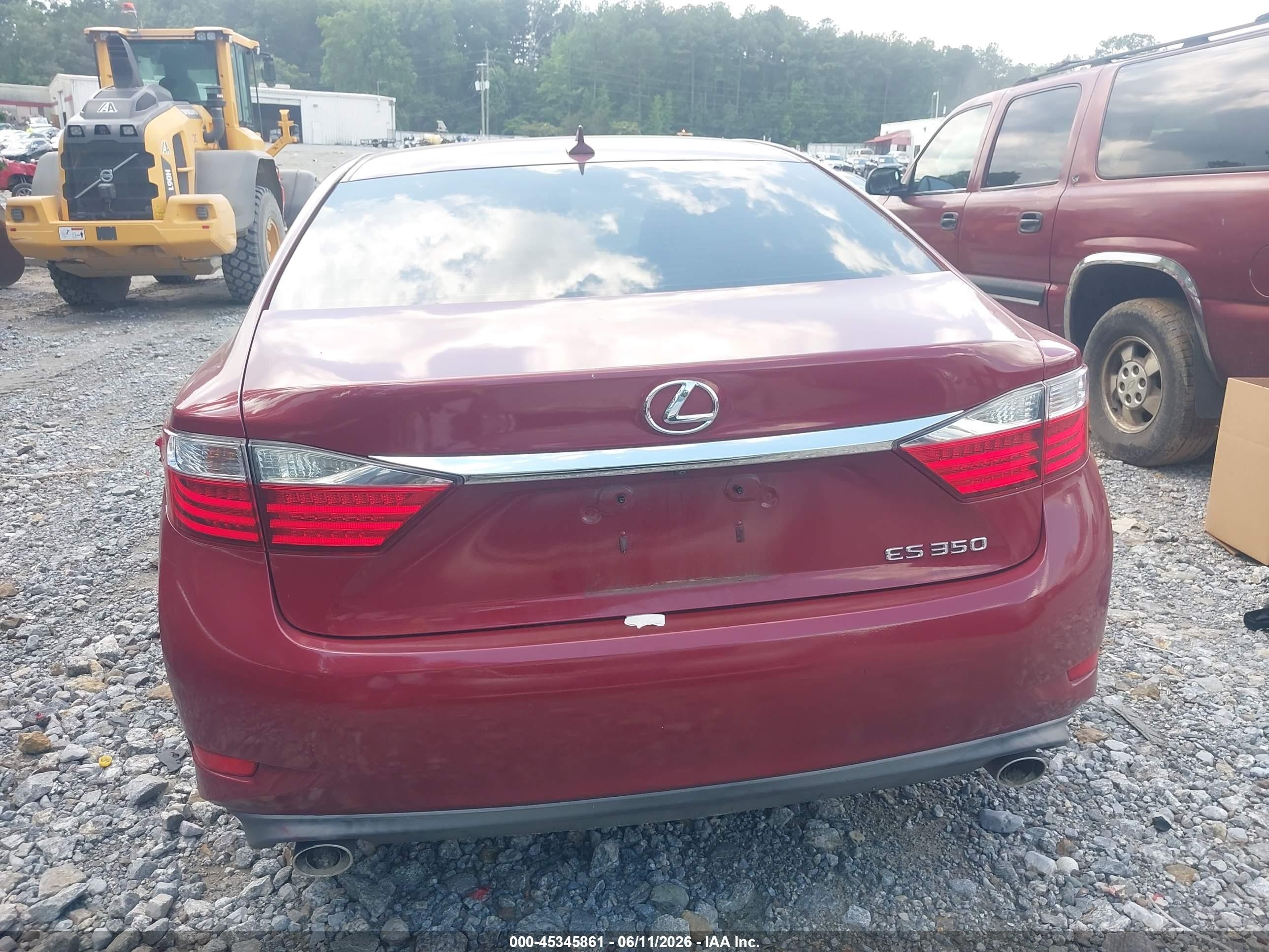 2013 Lexus Es 350   Maroon vin: JTHBK1GG1D2041435