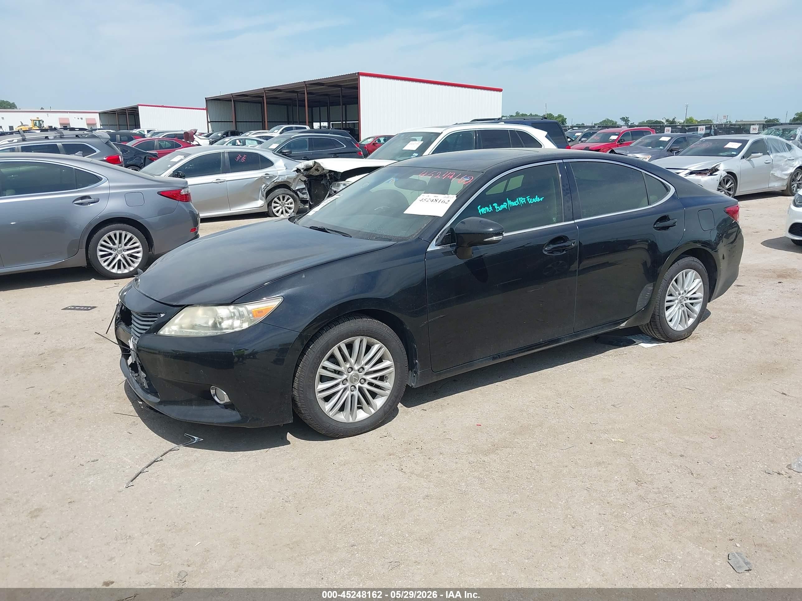 2013 Lexus Es 350   Black vin: JTHBK1GG1D2049857