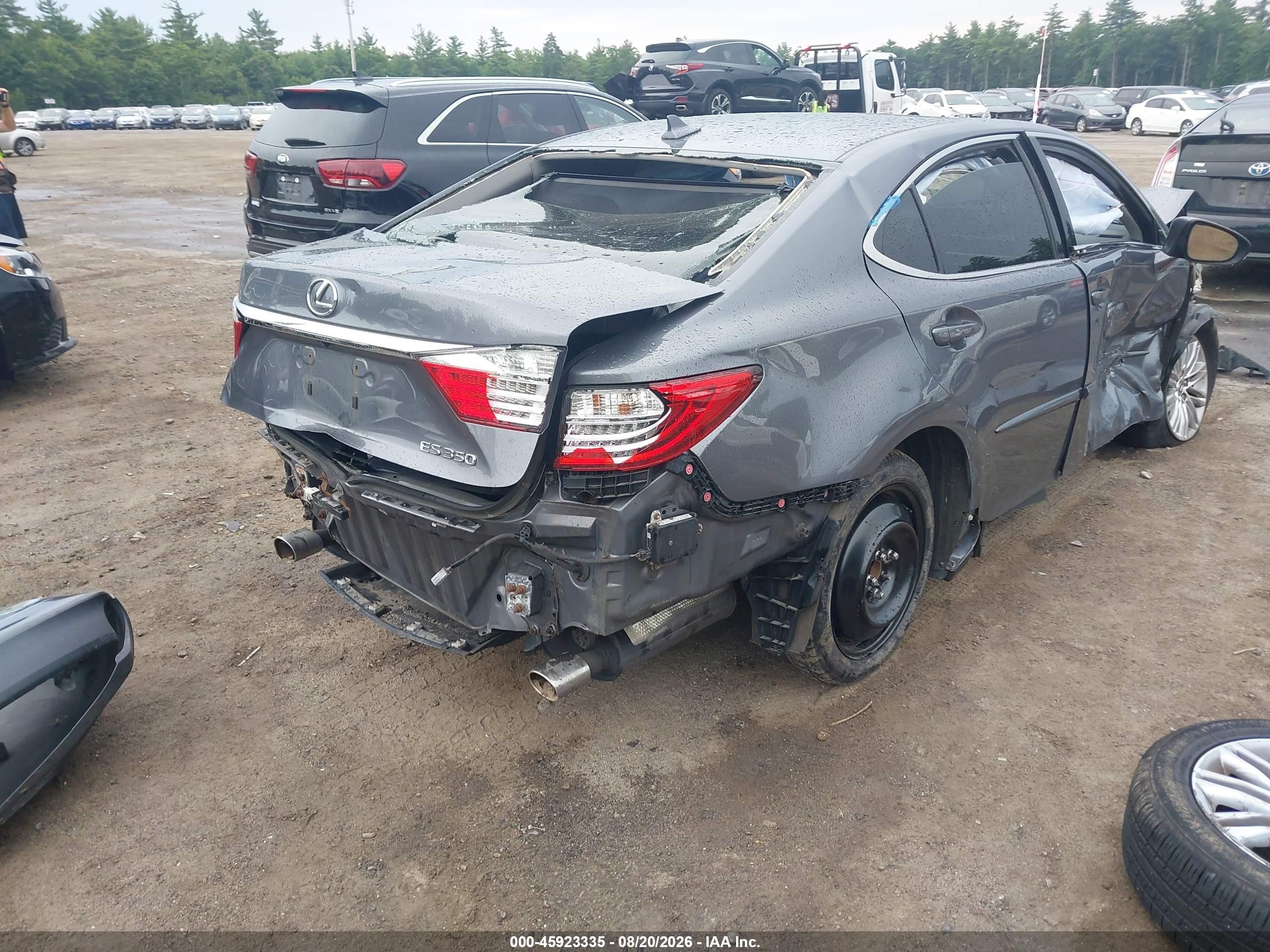 2013 Lexus Es 350   Gray vin: JTHBK1GG1D2056422