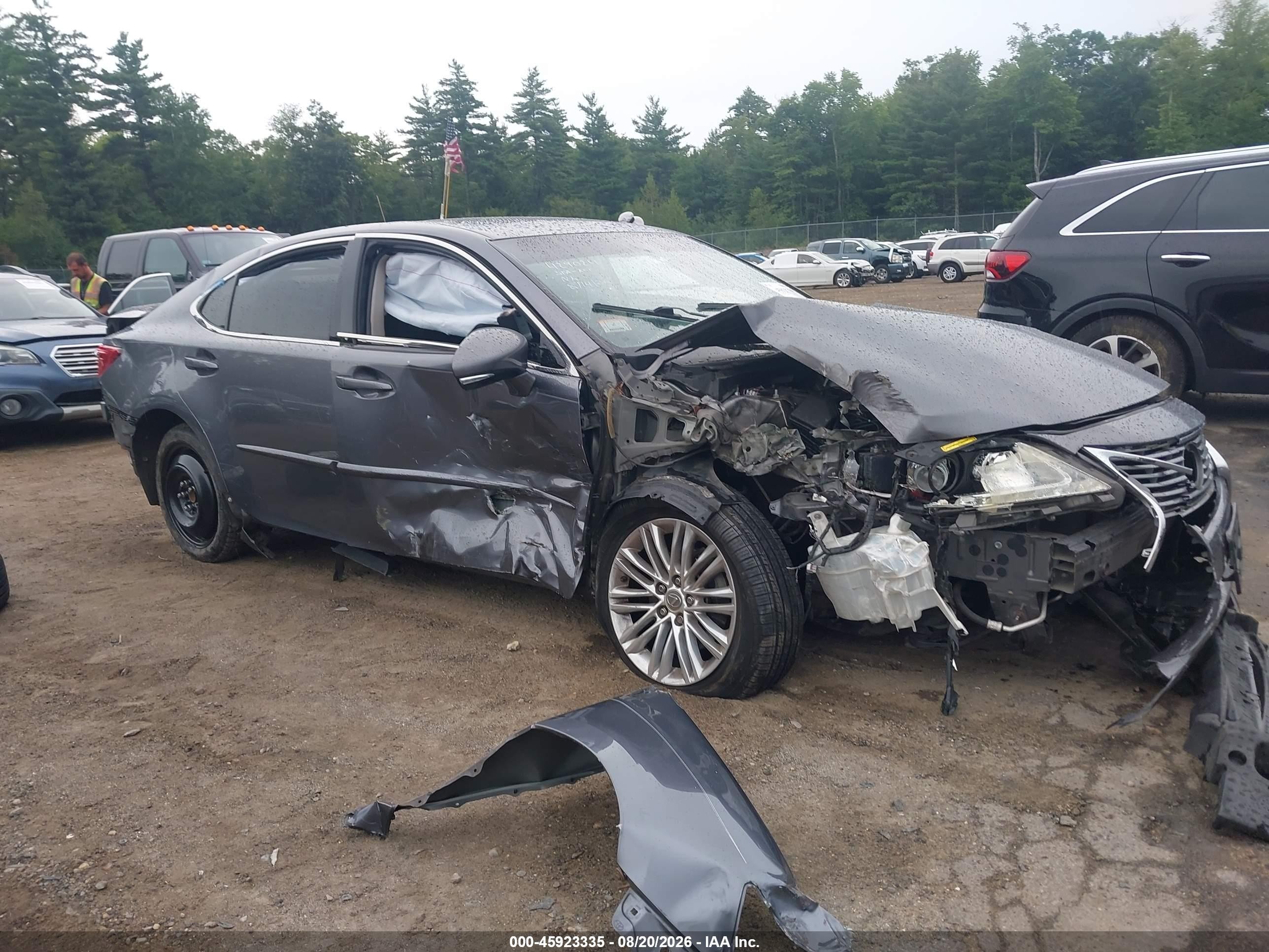 2013 Lexus Es 350   Gray vin: JTHBK1GG1D2056422