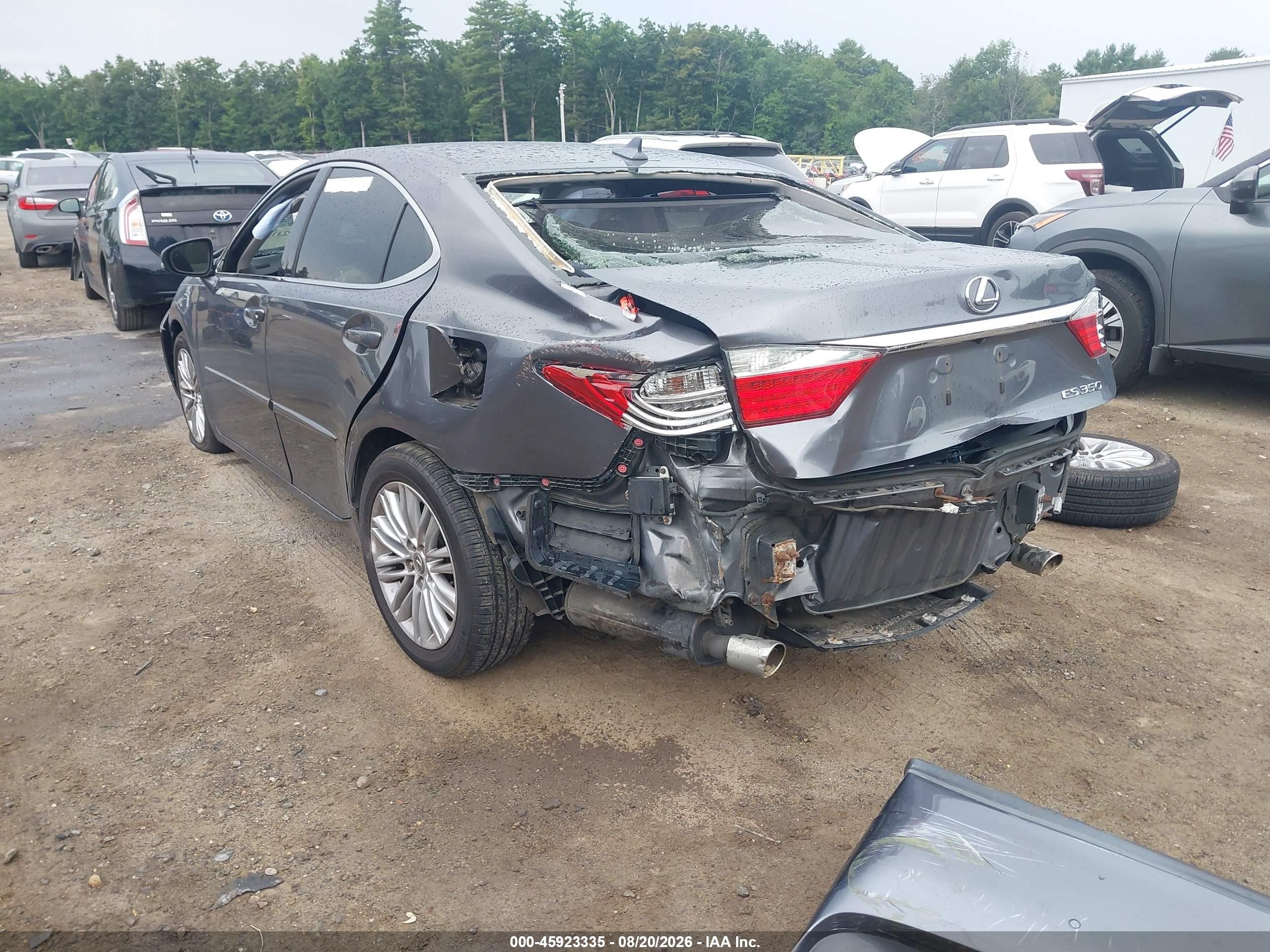 2013 Lexus Es 350   Gray vin: JTHBK1GG1D2056422