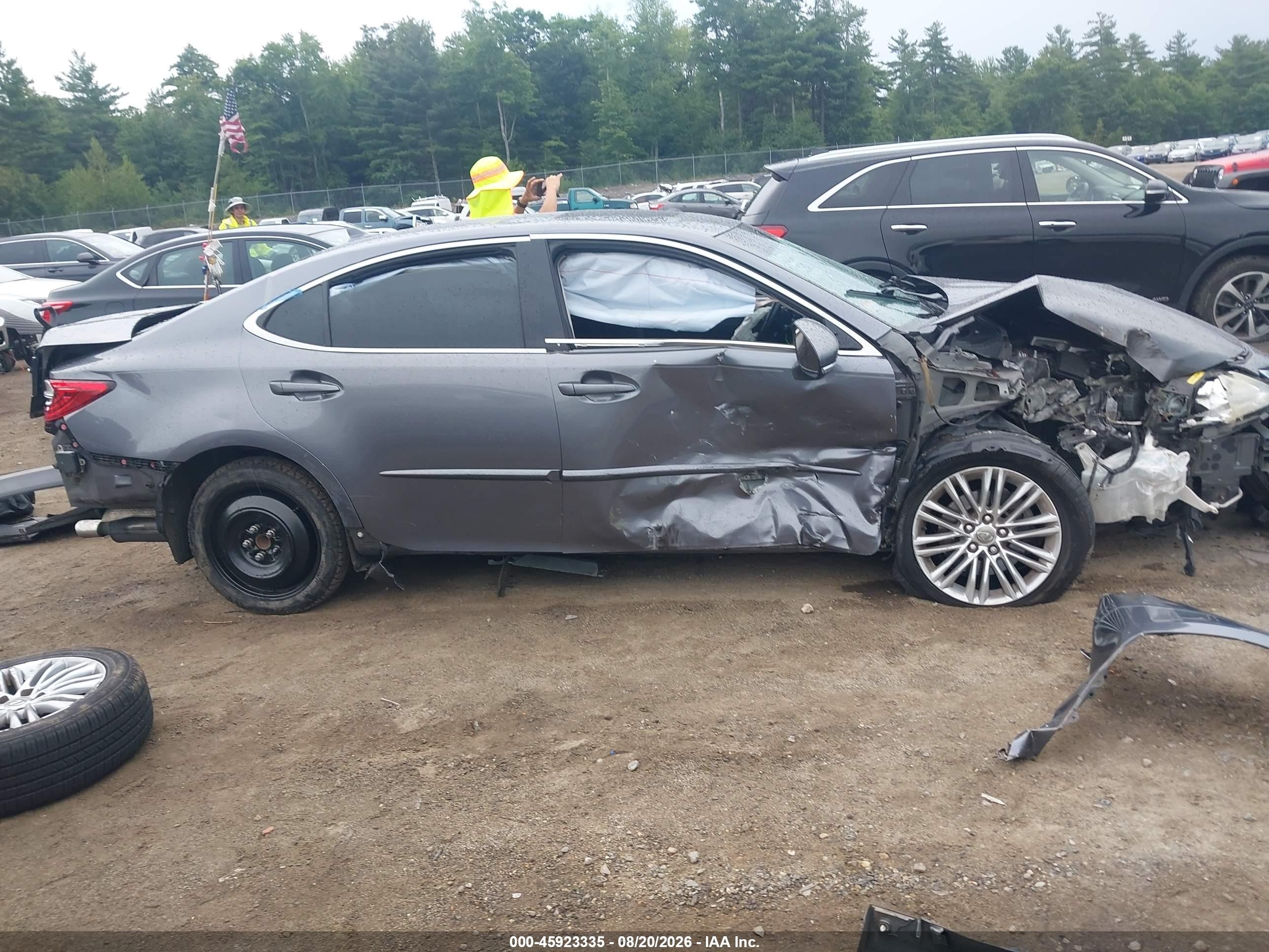 2013 Lexus Es 350   Gray vin: JTHBK1GG1D2056422