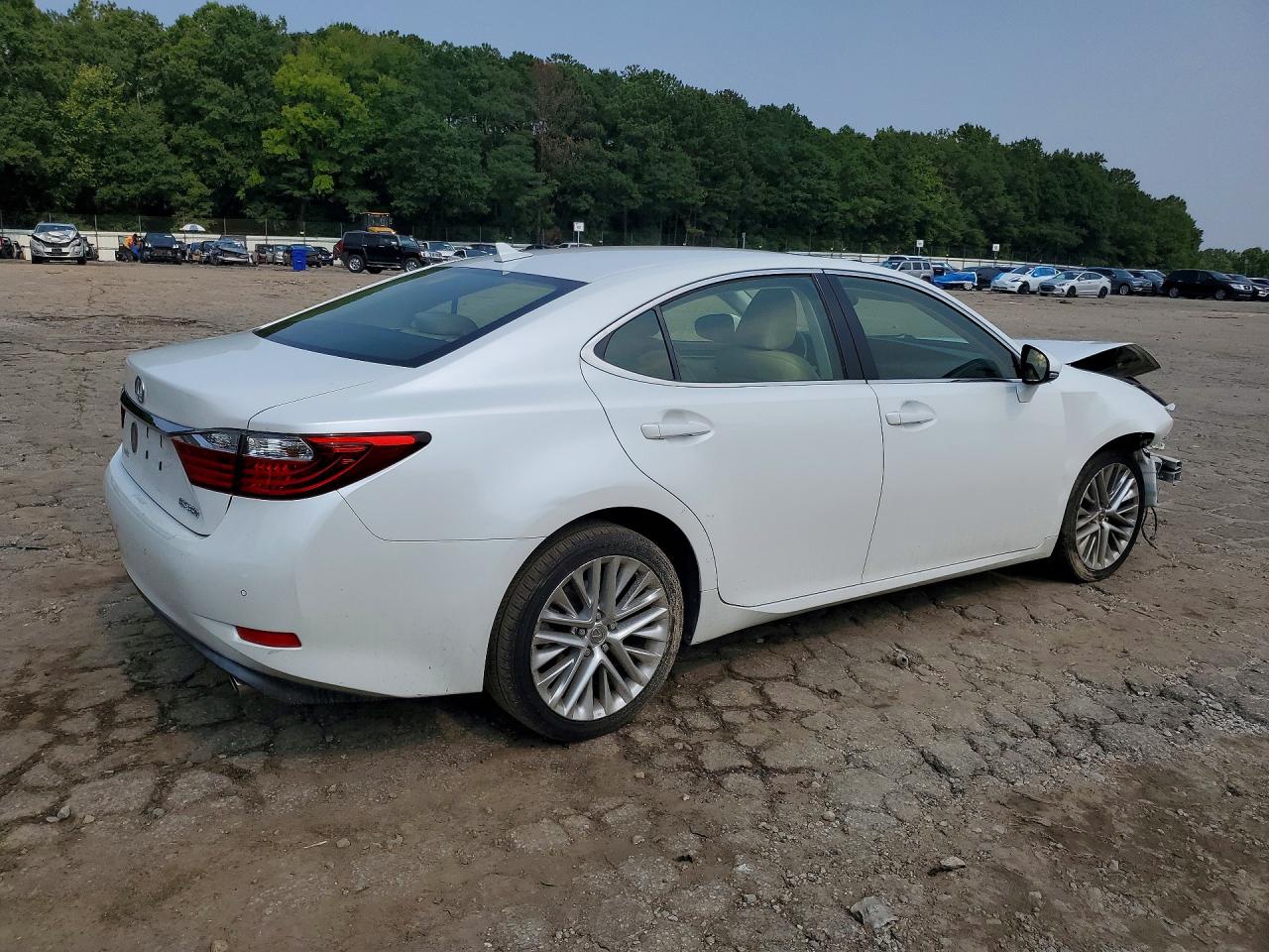2013 Lexus Es 350 White vin: JTHBK1GG1D2057389