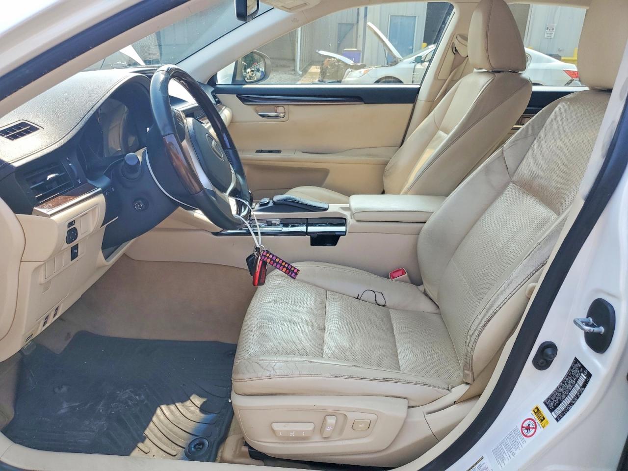 2013 Lexus Es 350 White vin: JTHBK1GG1D2057389