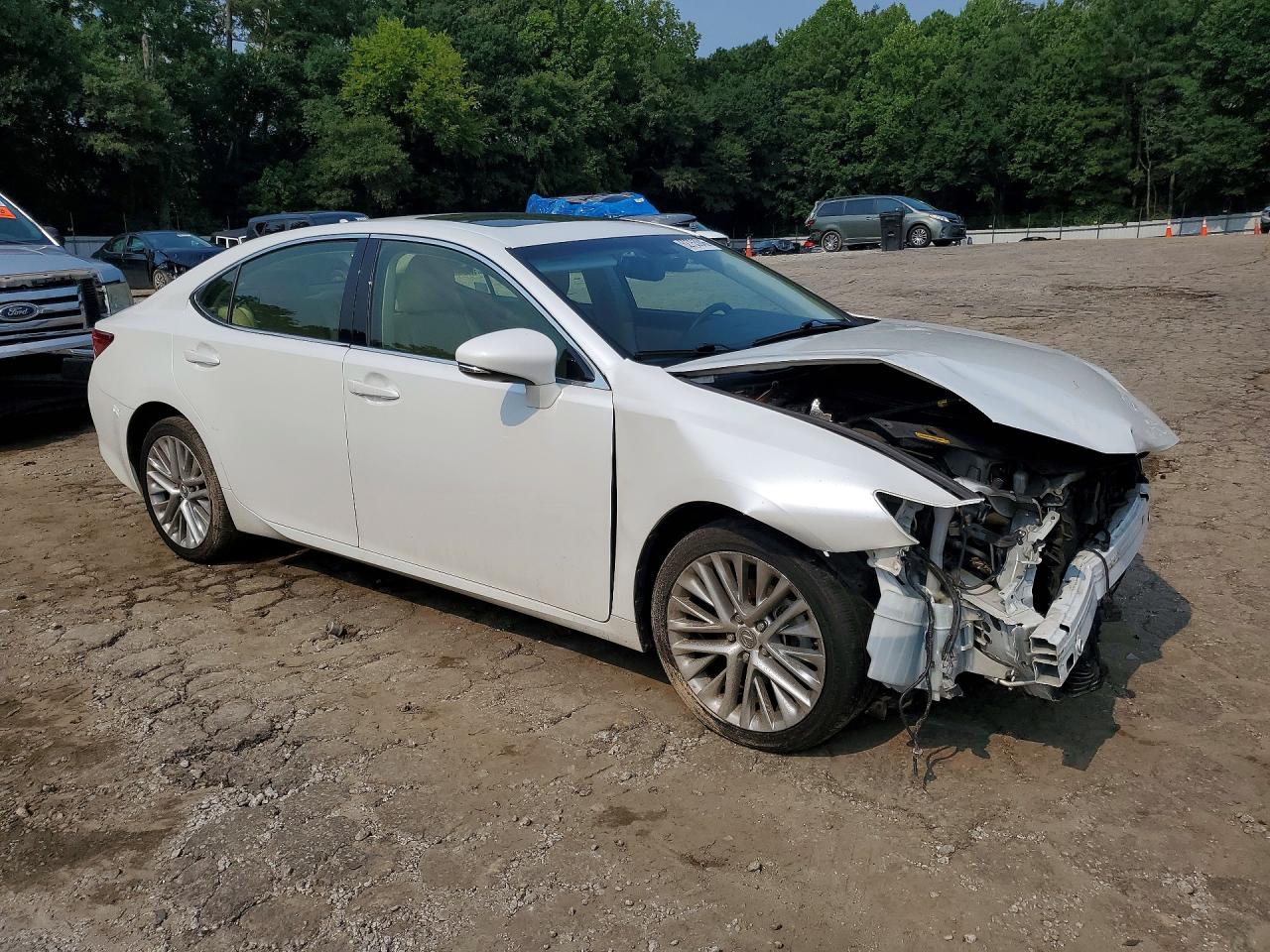 2013 Lexus Es 350 White vin: JTHBK1GG1D2057389