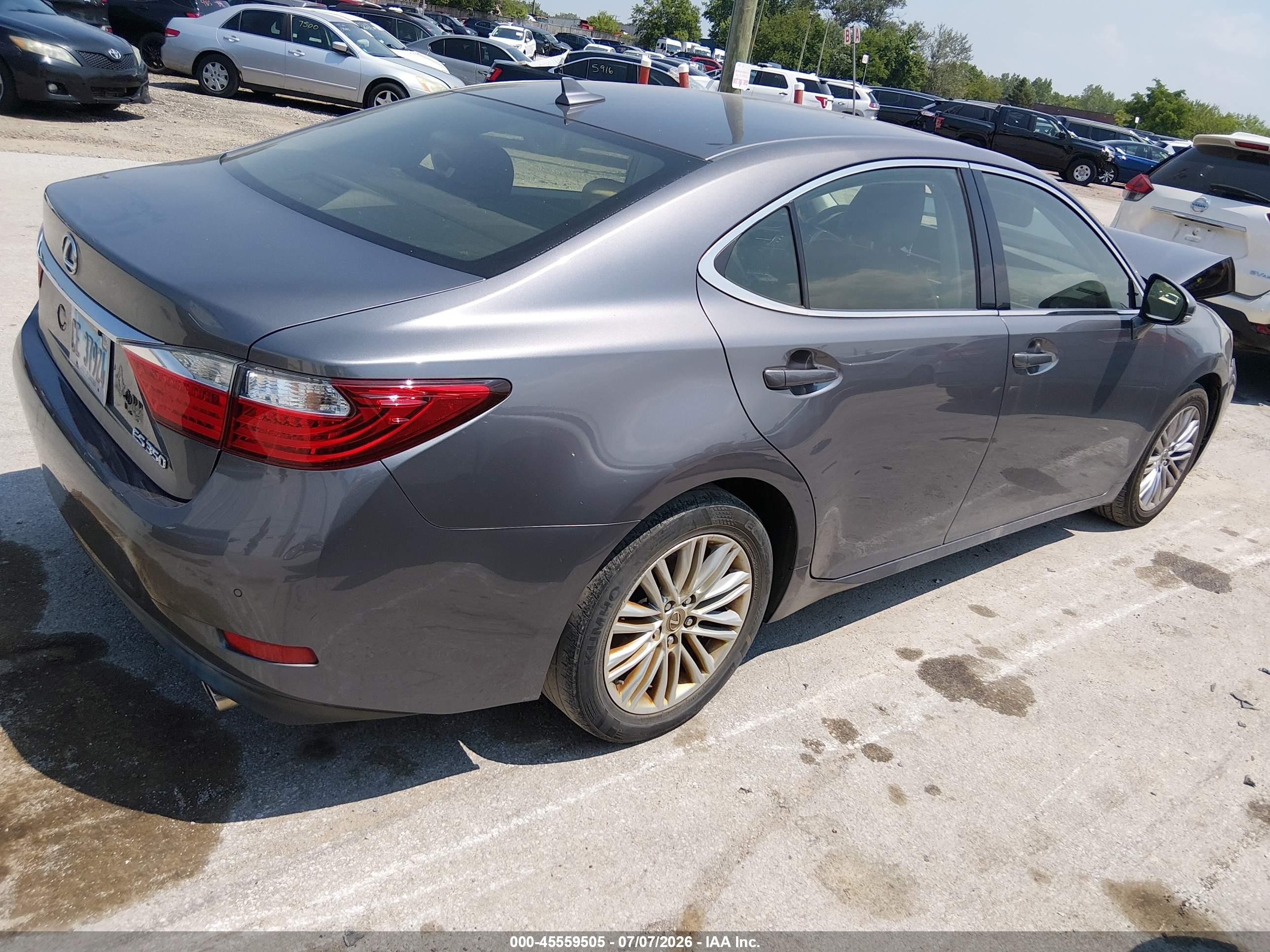 2013 Lexus Es 350   Gray vin: JTHBK1GG1D2058901
