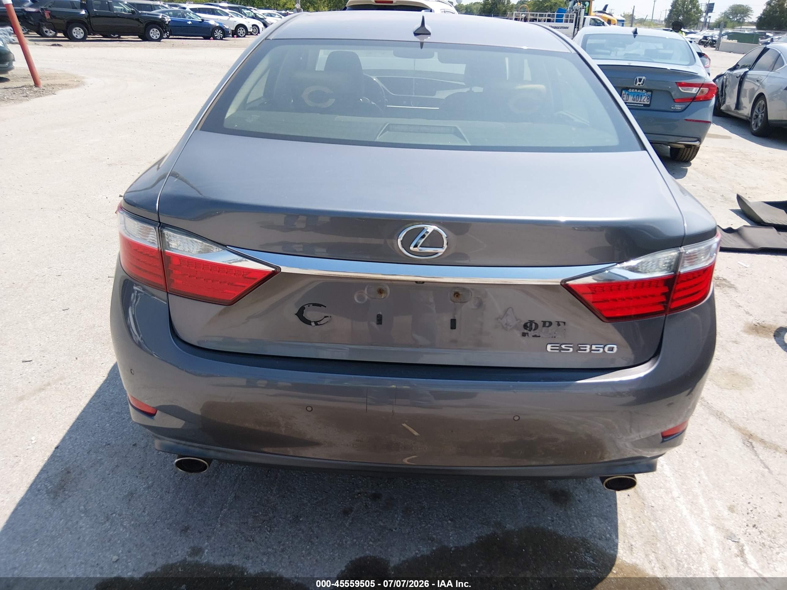 2013 Lexus Es 350   Gray vin: JTHBK1GG1D2058901