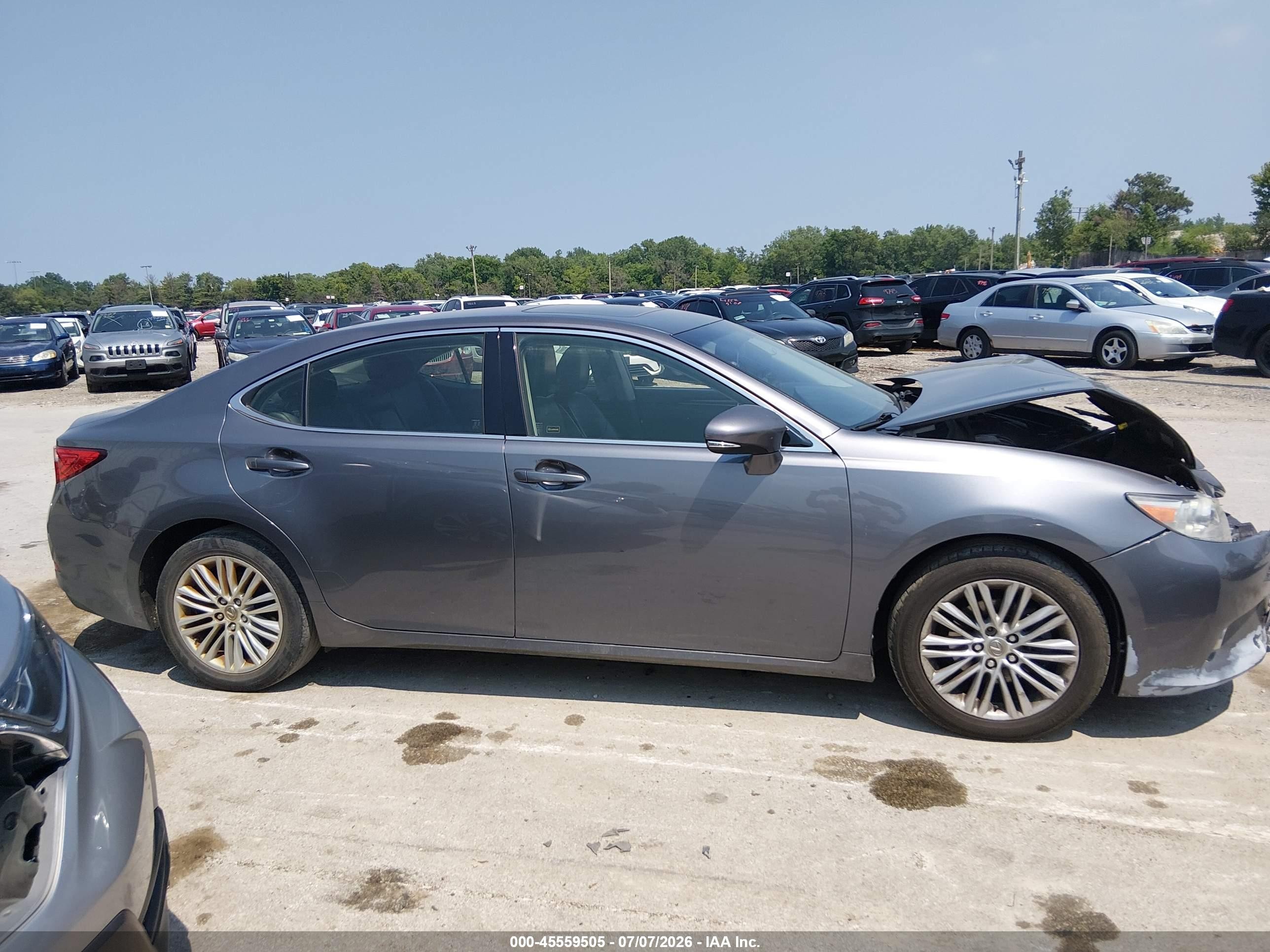 2013 Lexus Es 350   Gray vin: JTHBK1GG1D2058901
