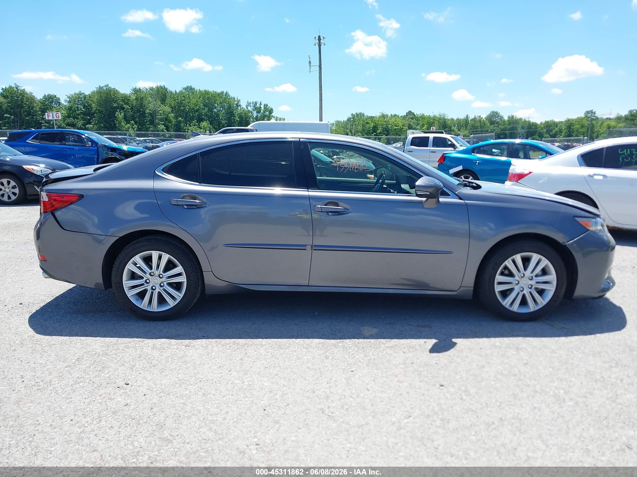 2013 Lexus Es 350   Gray vin: JTHBK1GG1D2068084