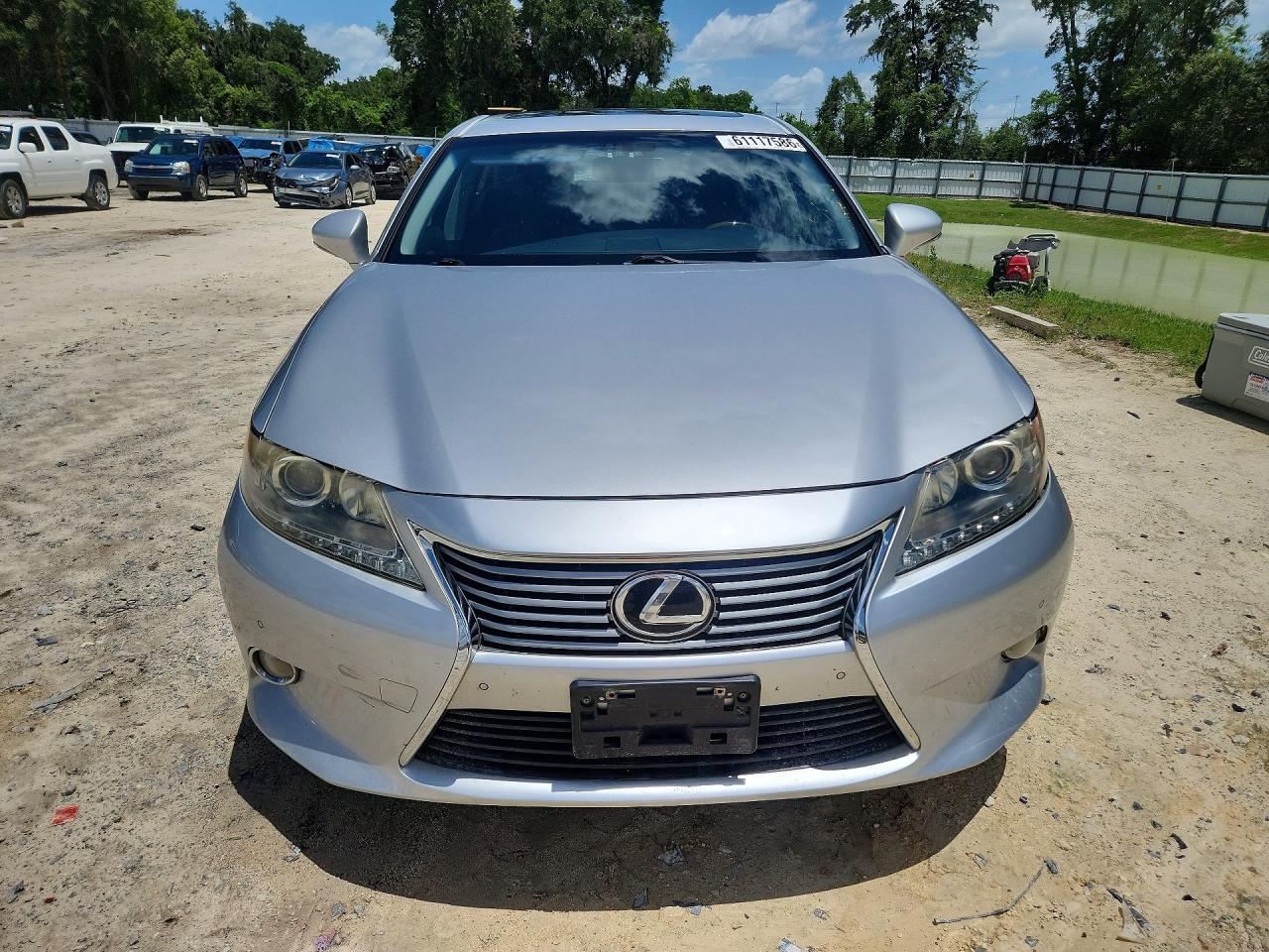 2013 Lexus Es 350 Silver vin: JTHBK1GG1D2072068