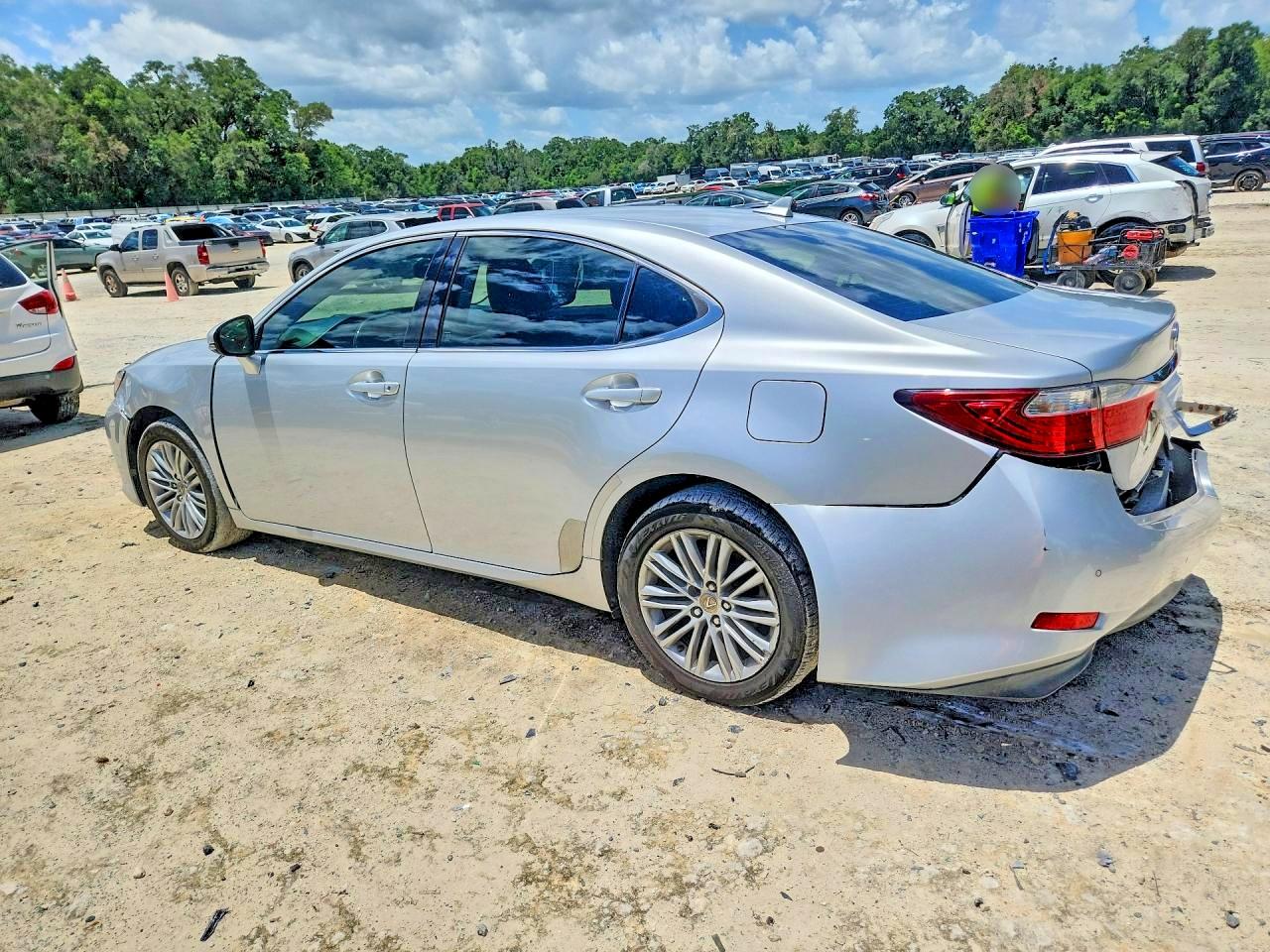 2013 Lexus Es 350 Silver vin: JTHBK1GG1D2072068