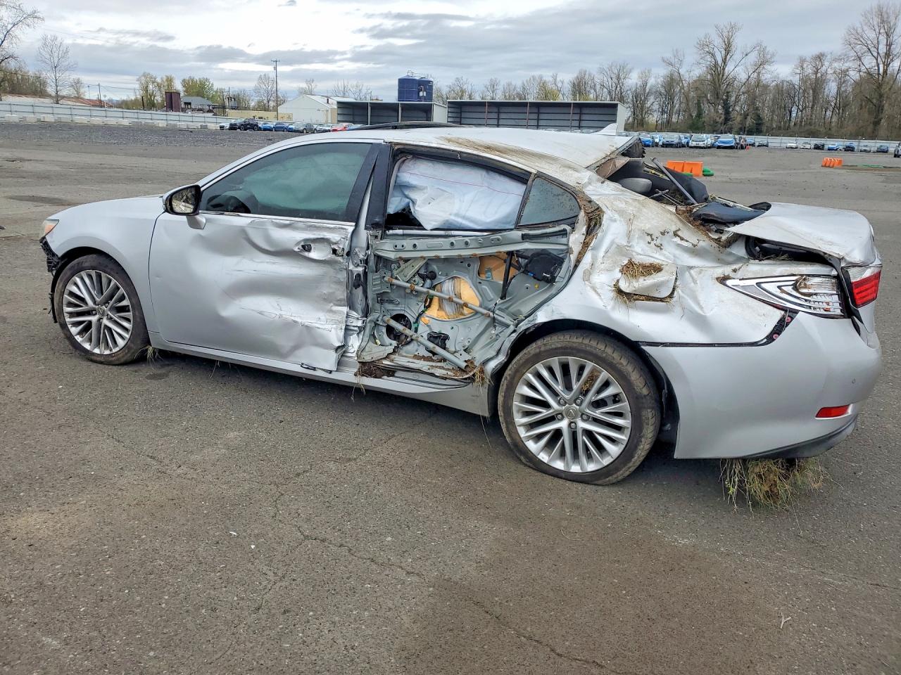2013 Lexus Es 350 Base Silver vin: JTHBK1GG1D2072104
