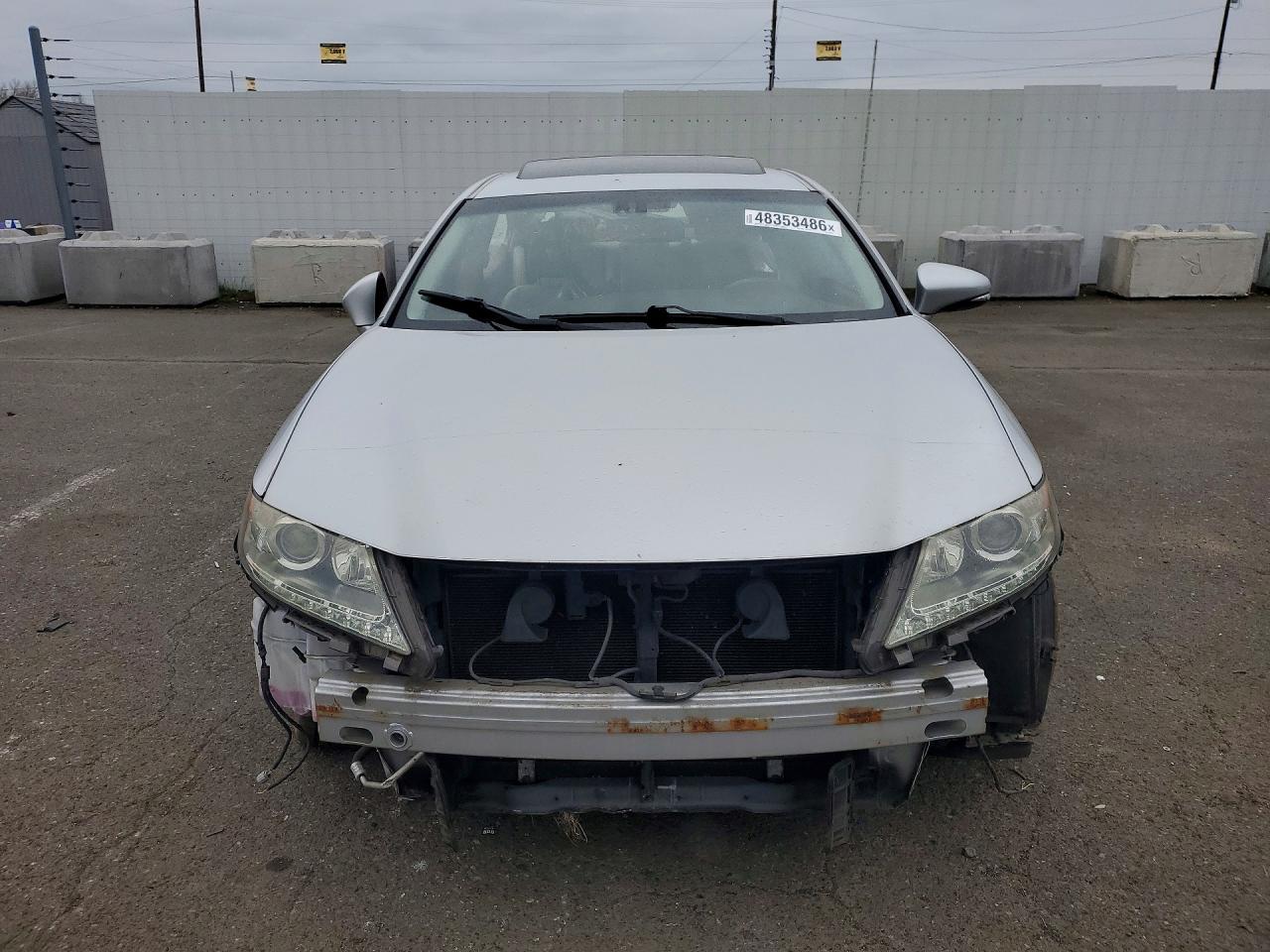 2013 Lexus Es 350 Base Silver vin: JTHBK1GG1D2072104