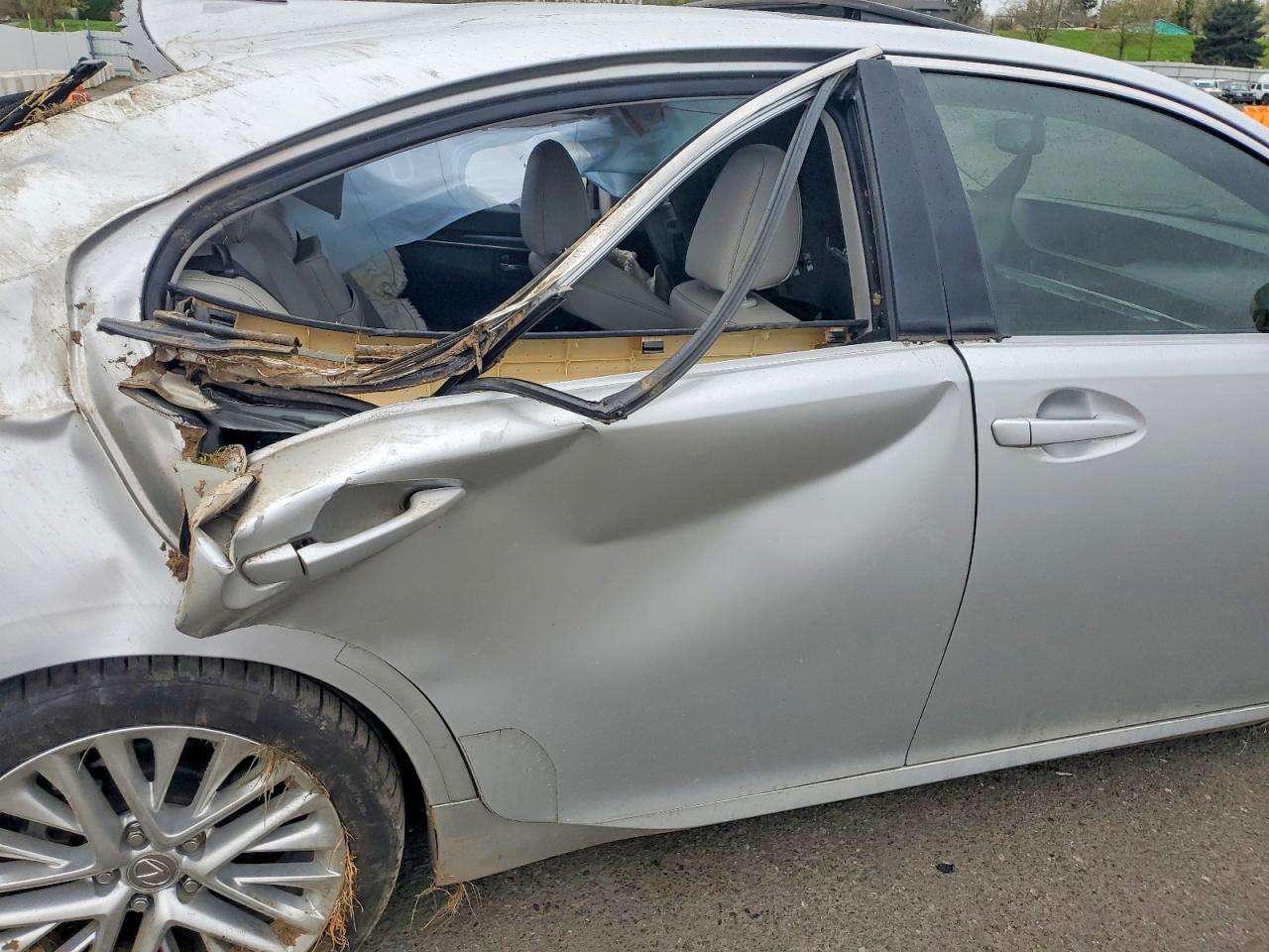 2013 Lexus Es 350 Base Silver vin: JTHBK1GG1D2072104