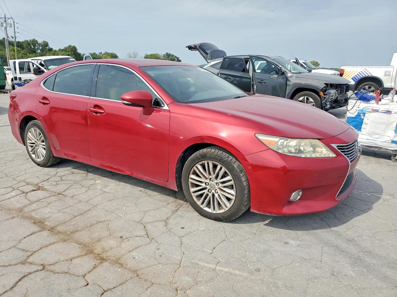 2013 Lexus Es 350 Red vin: JTHBK1GG1D2077514