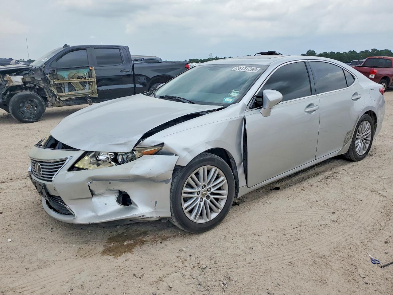 2013 Lexus Es 350 Silver vin: JTHBK1GG1D2077738