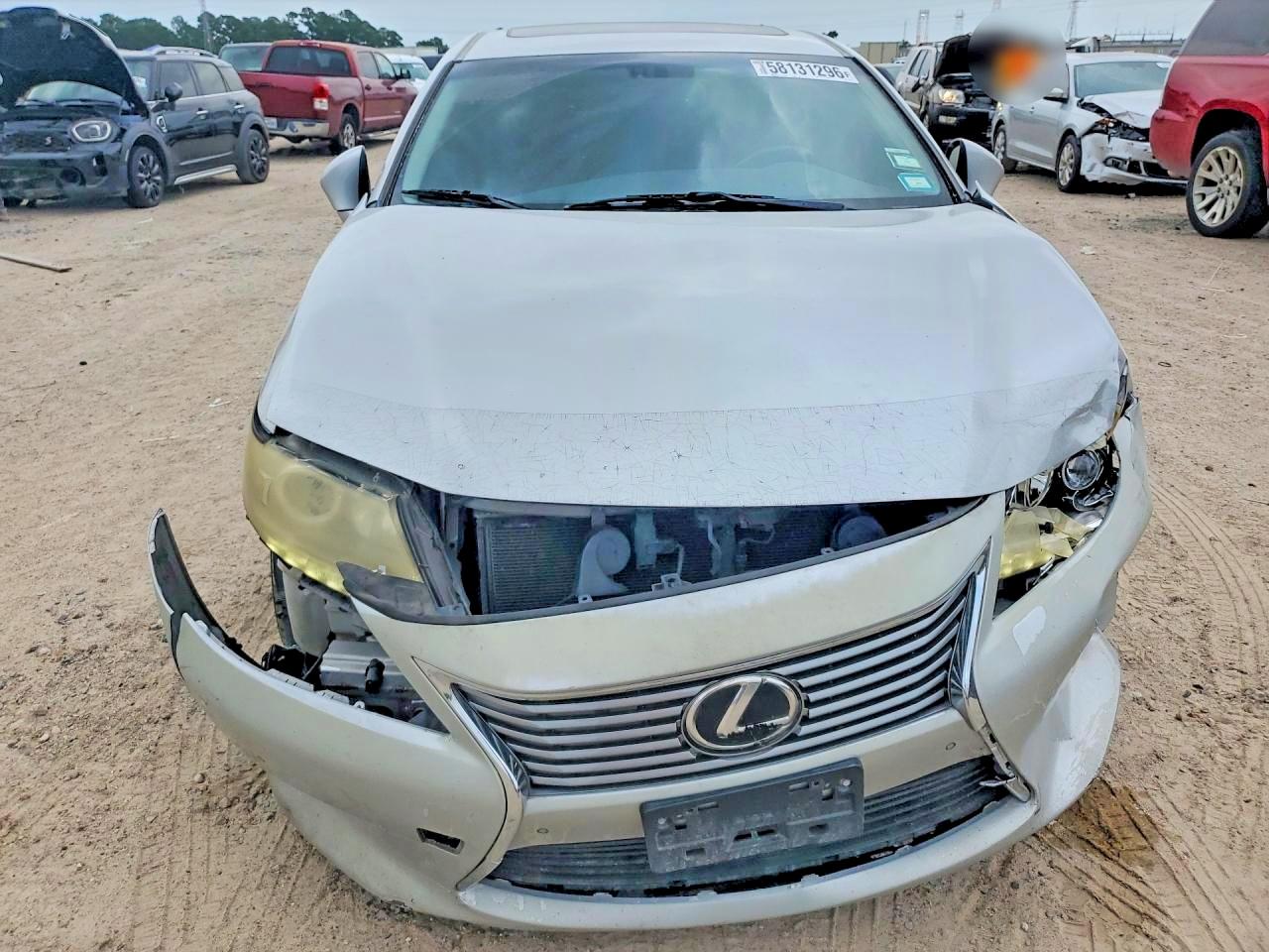 2013 Lexus Es 350 Silver vin: JTHBK1GG1D2077738