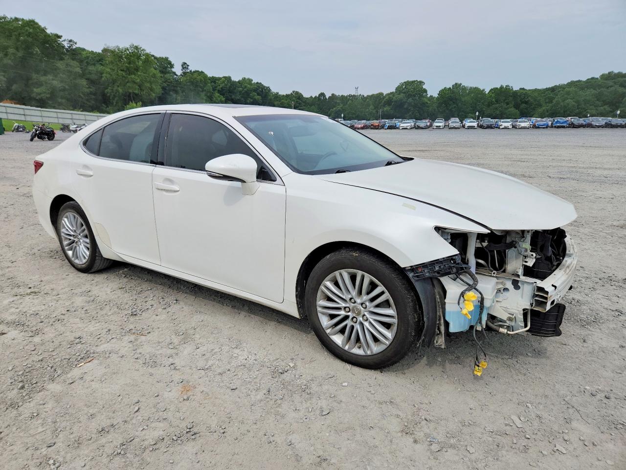 2013 Lexus Es 350 White vin: JTHBK1GG1D2082762