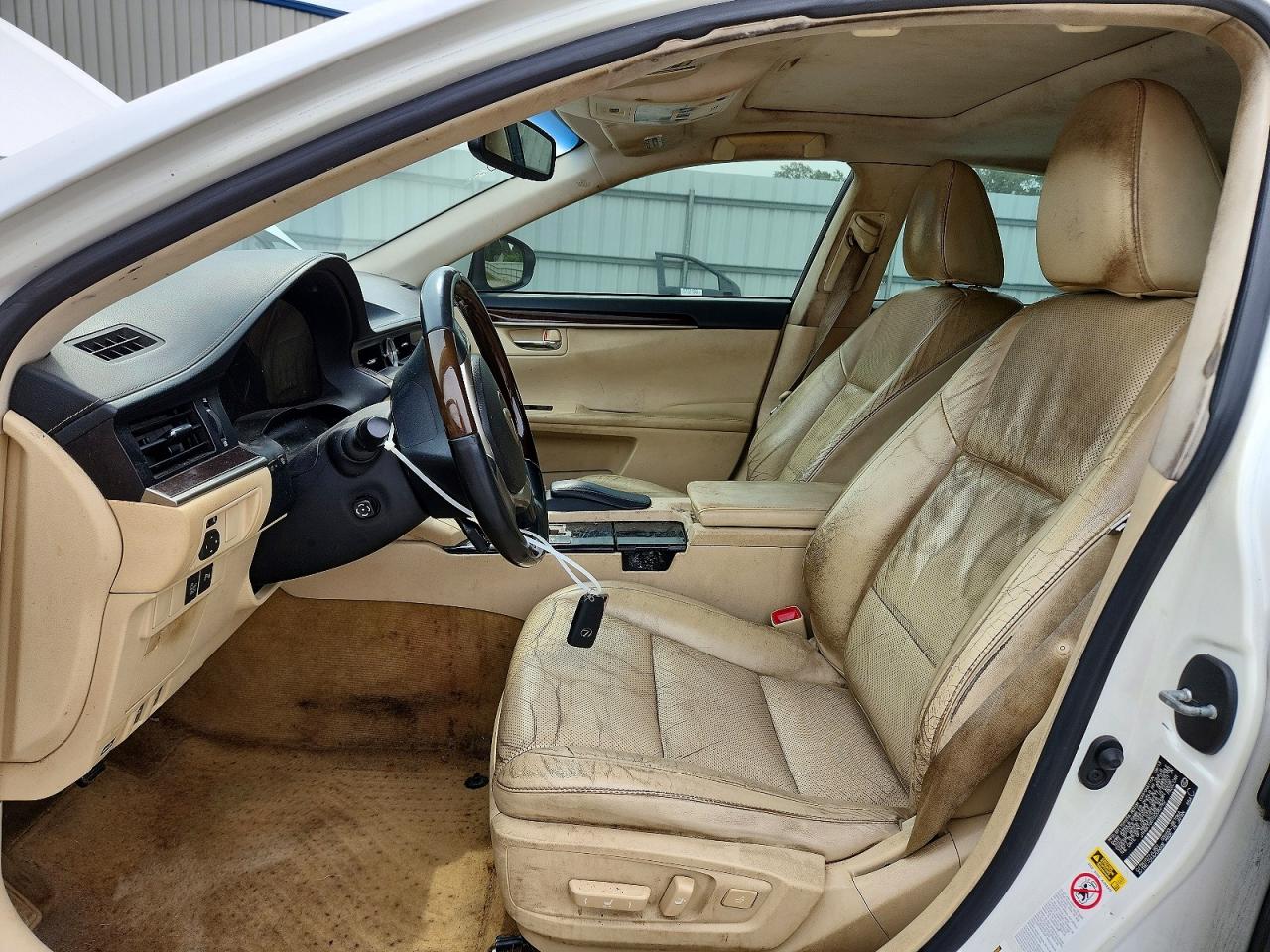 2013 Lexus Es 350 White vin: JTHBK1GG1D2082762