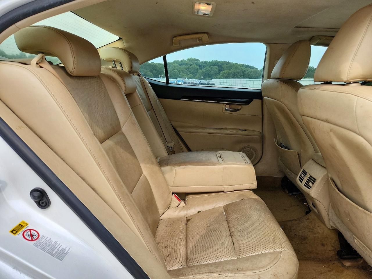 2013 Lexus Es 350 White vin: JTHBK1GG1D2082762