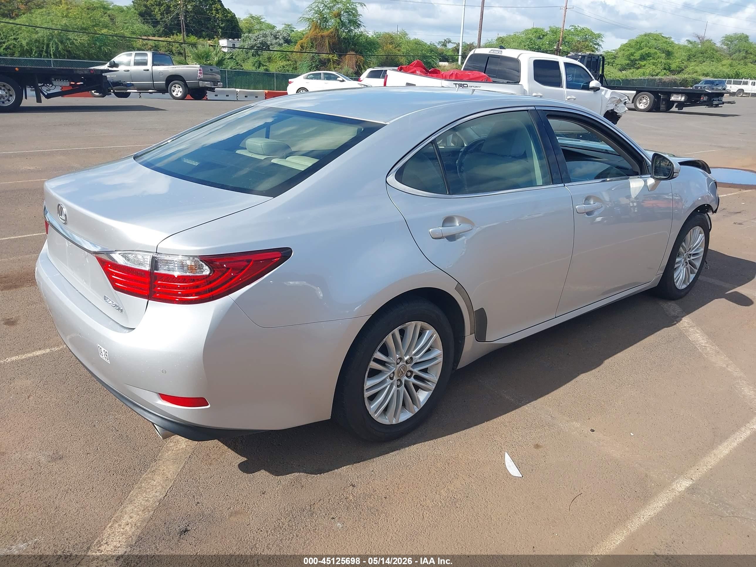 2014 Lexus Es 350   Silver vin: JTHBK1GG1E2086456