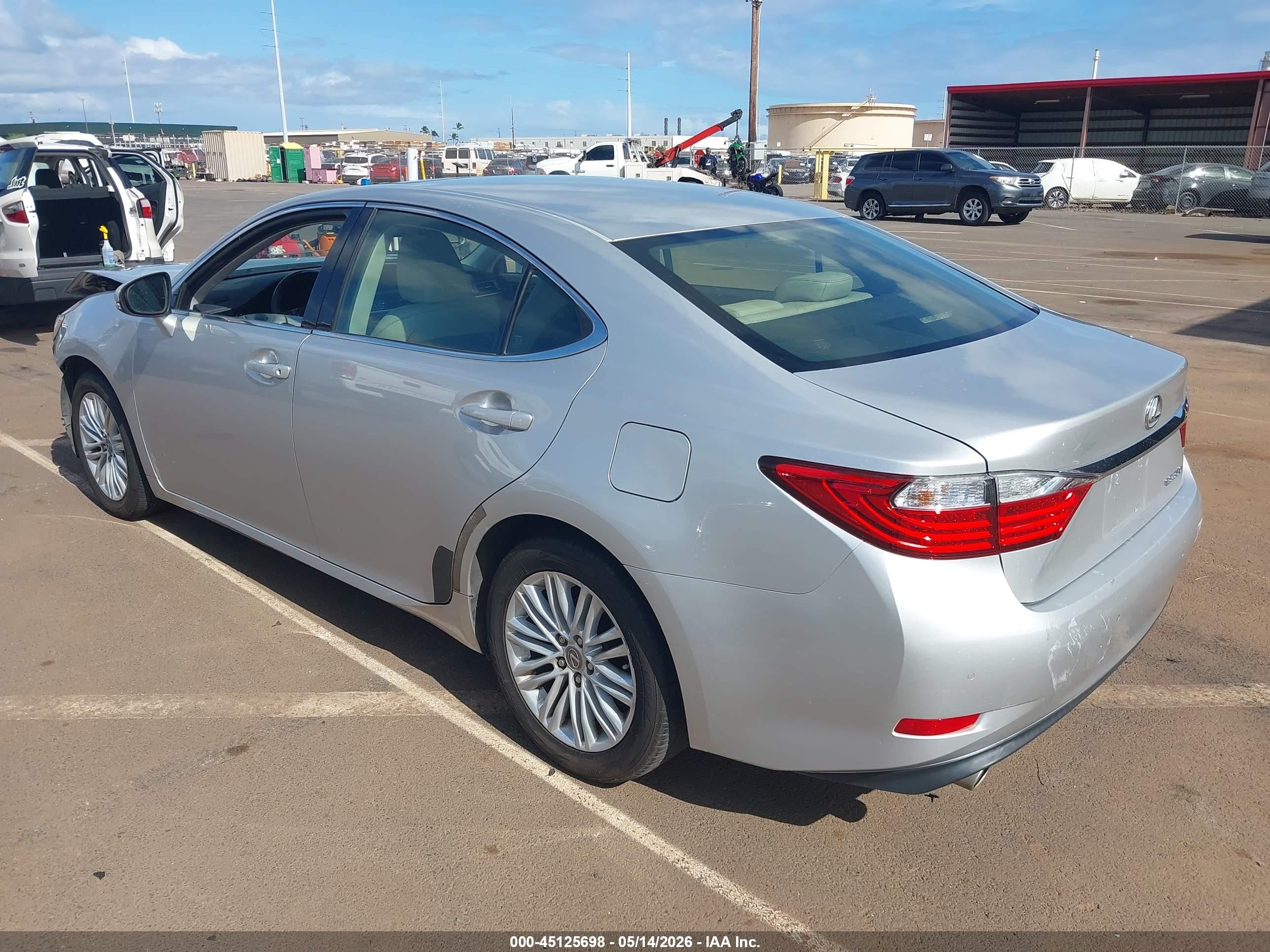 2014 Lexus Es 350   Silver vin: JTHBK1GG1E2086456
