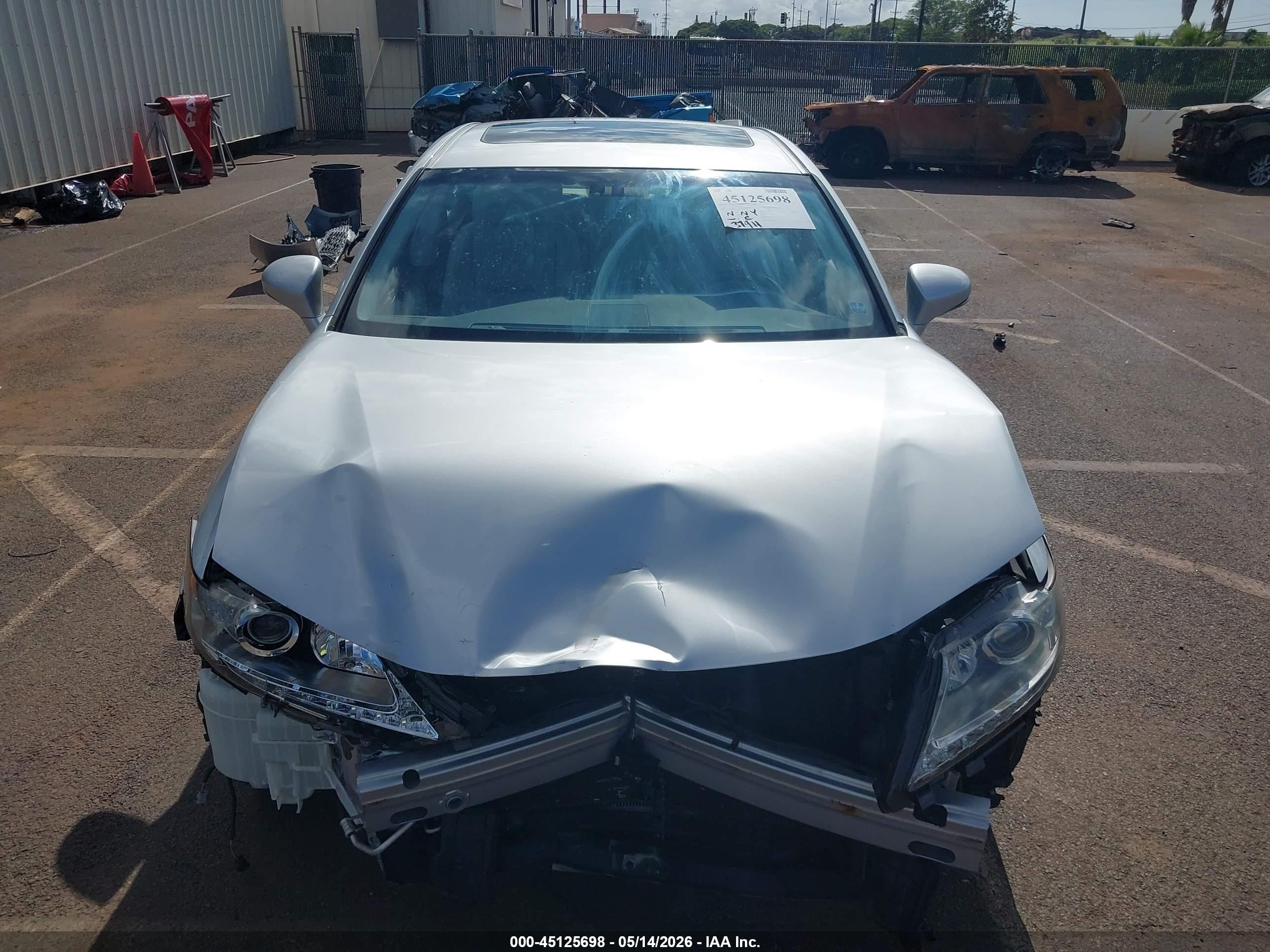 2014 Lexus Es 350   Silver vin: JTHBK1GG1E2086456