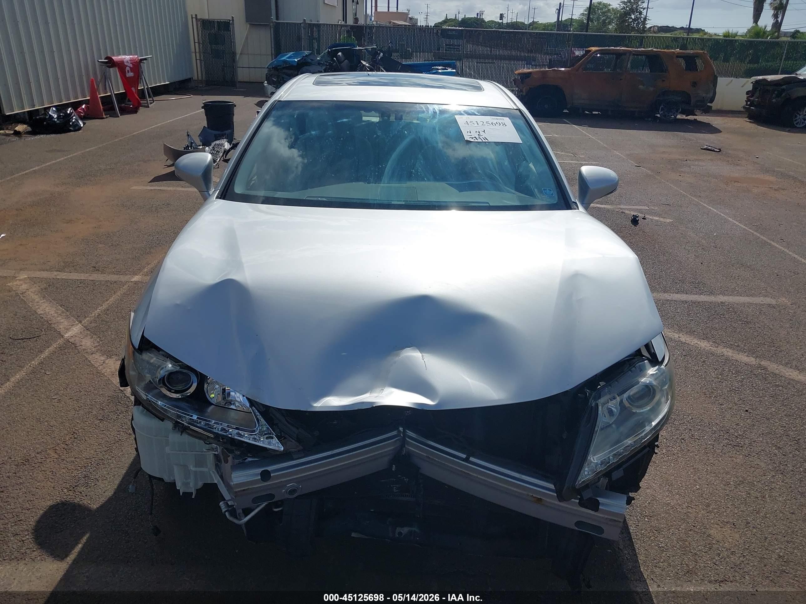 2014 Lexus Es 350   Silver vin: JTHBK1GG1E2086456