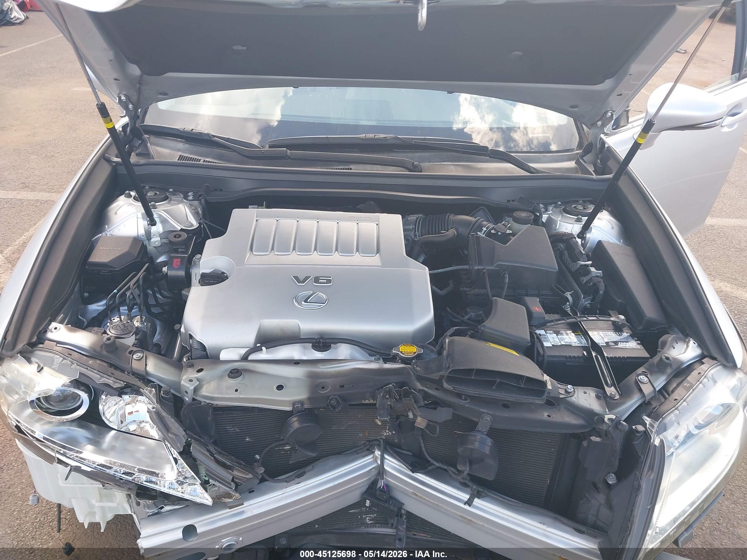2014 Lexus Es 350   Silver vin: JTHBK1GG1E2086456