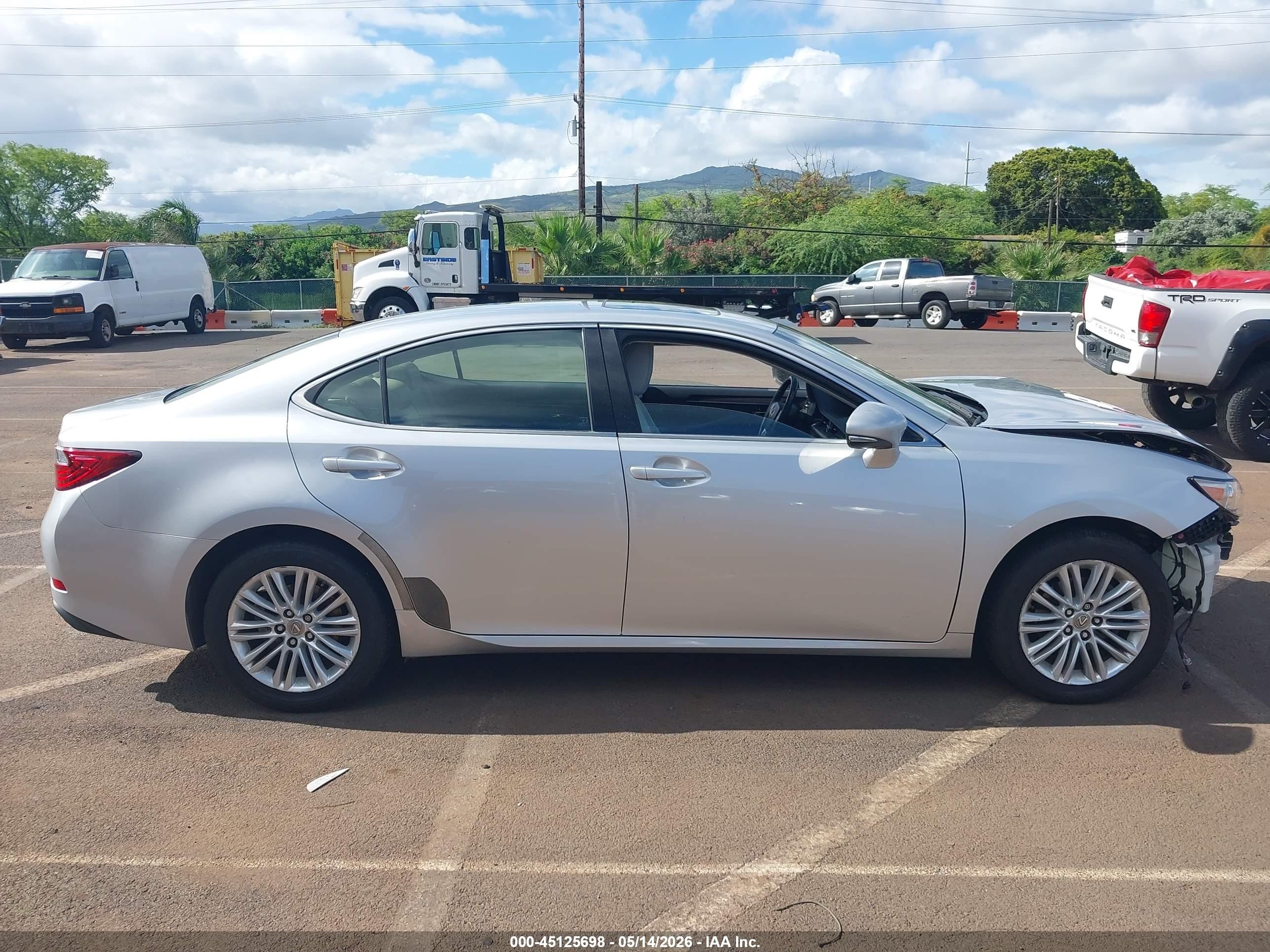 2014 Lexus Es 350   Silver vin: JTHBK1GG1E2086456